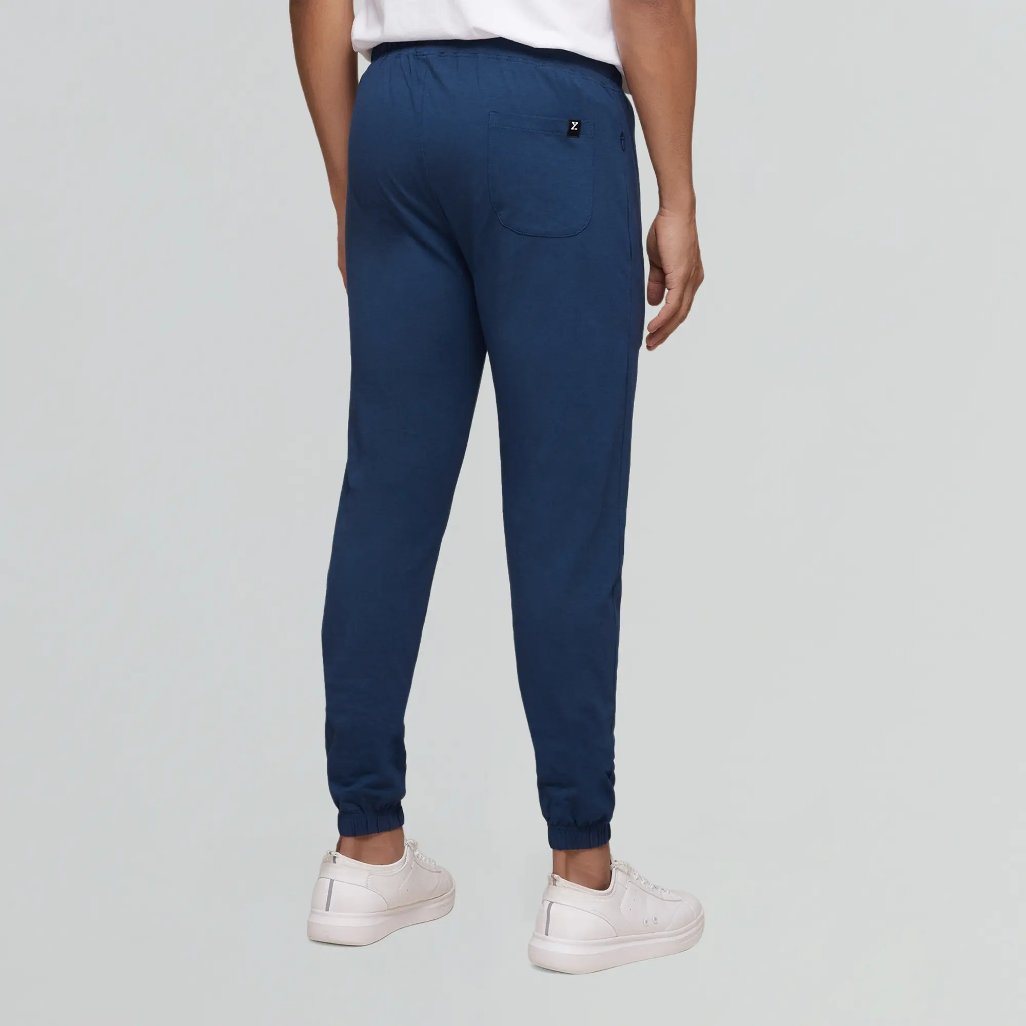 Ace Modal-Cotton Joggers Estate Blue - Image 3