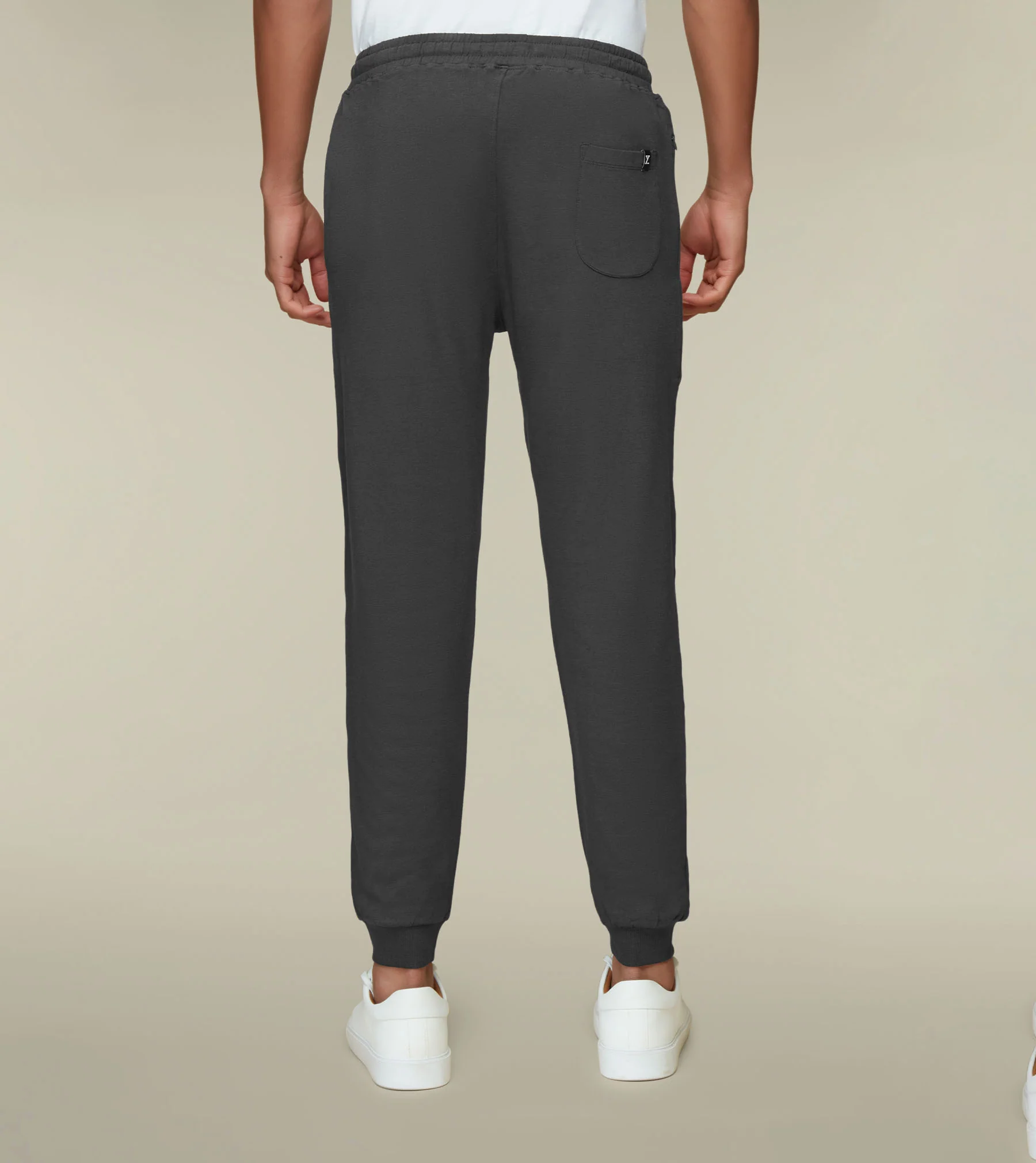 IntelliSoft Ace Modal-Cotton Joggers Graphite Grey - Image 2