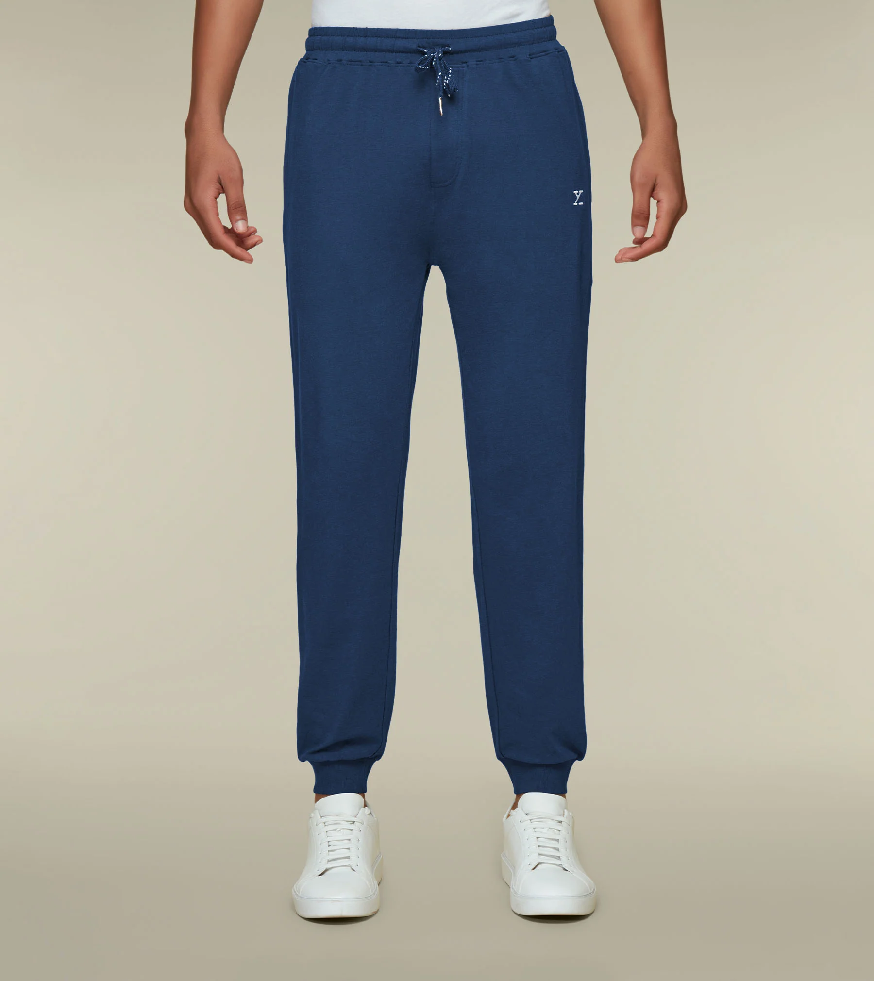 IntelliSoft Ace Modal-Cotton Joggers Dress Blue - Image 3