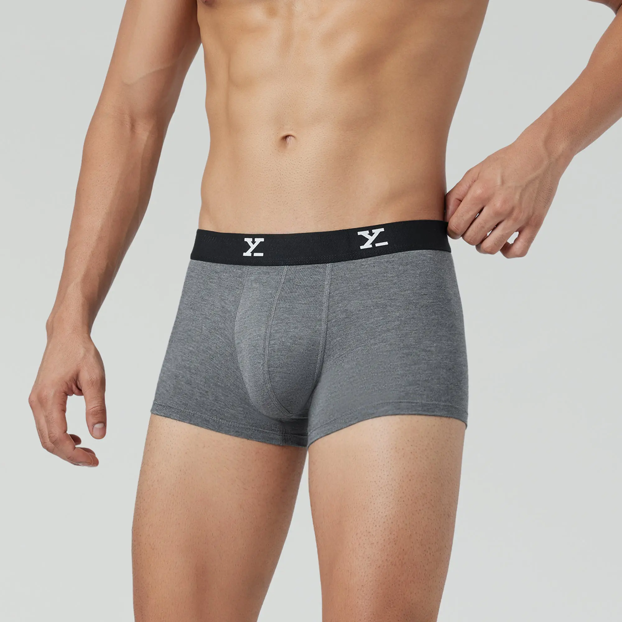 Ace Medley Modal Trunks Icy Grey - Image 5
