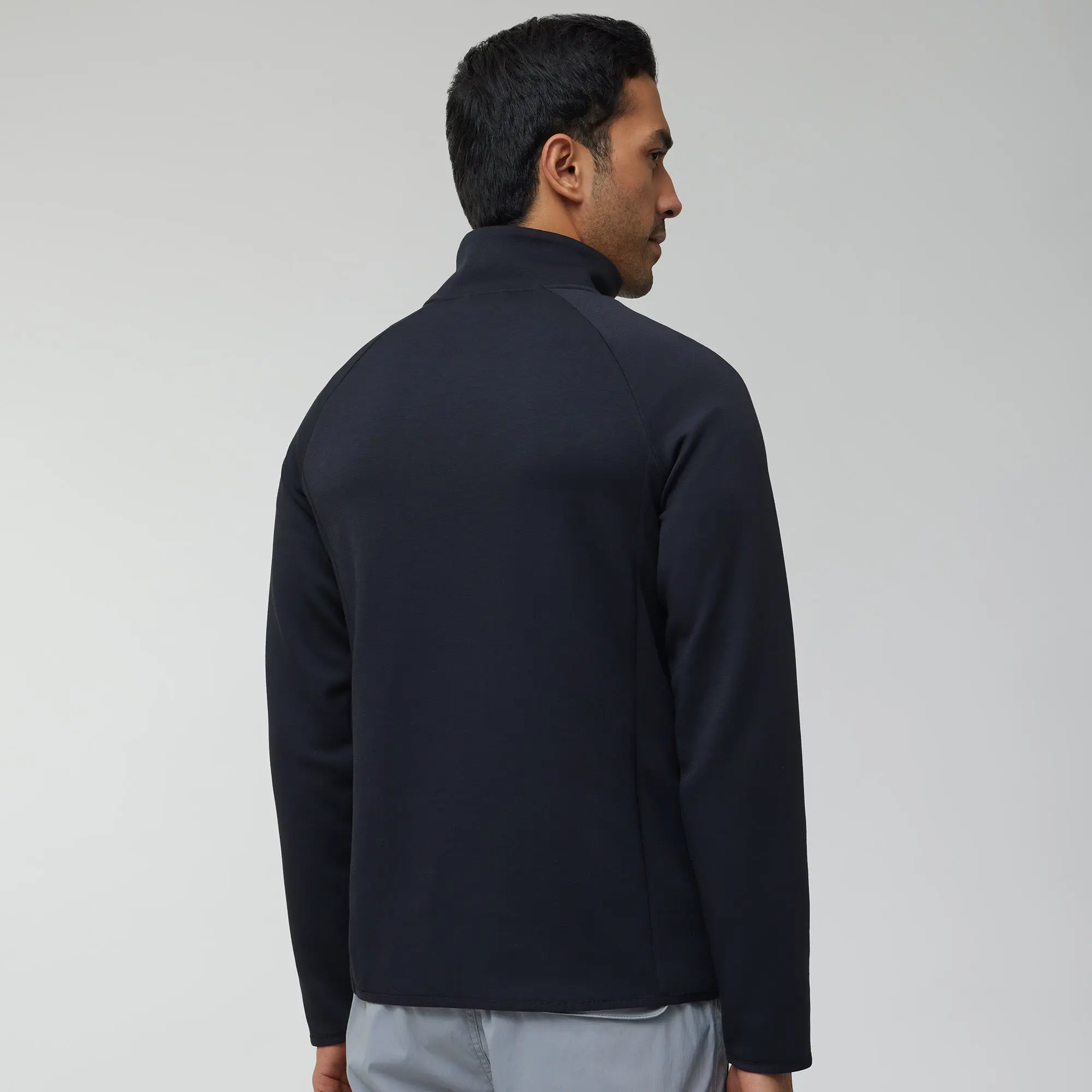 Alpha Half Zip Sweatshirt Pitch Black - Image 4