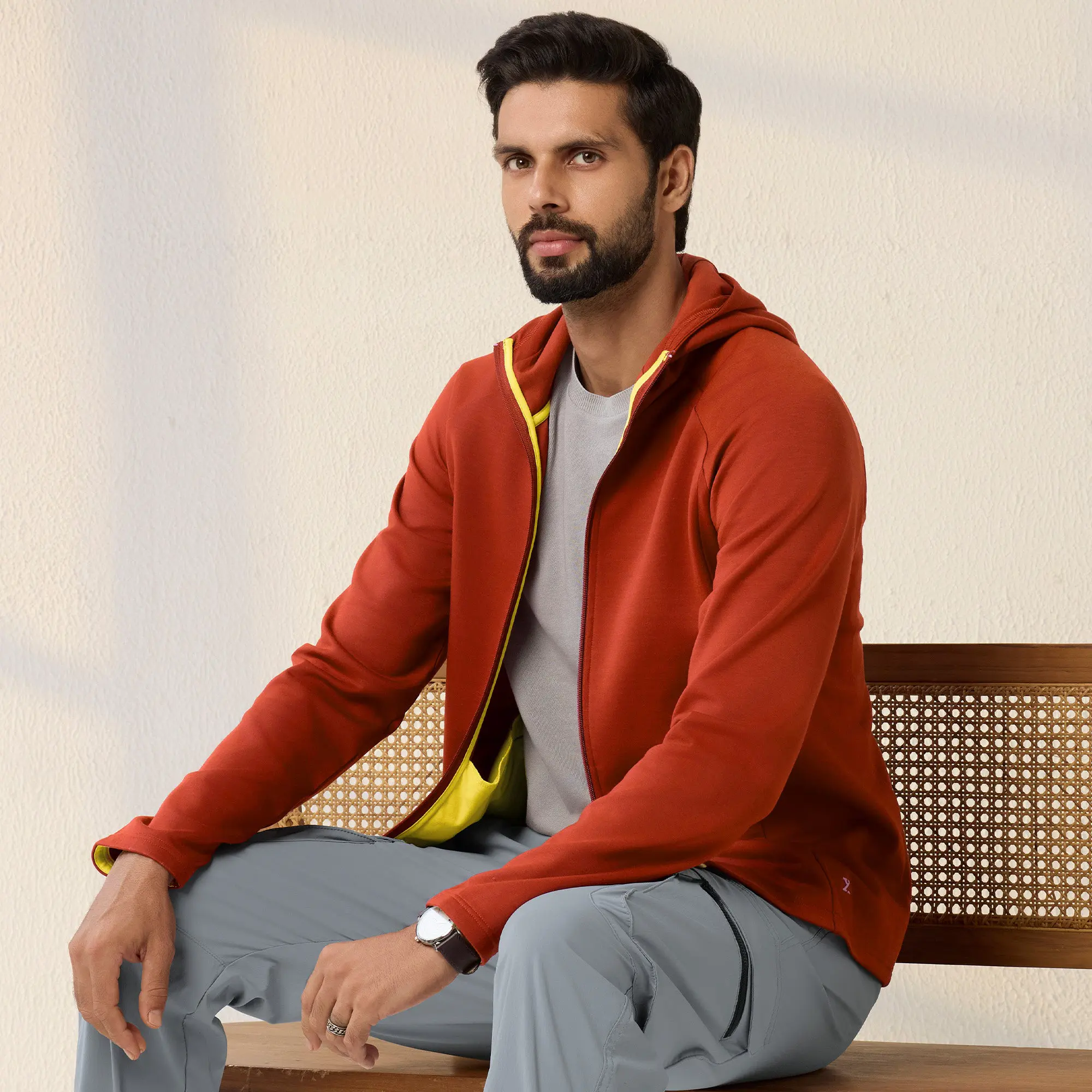 Alpha Hoodies Jackets Auburn Red