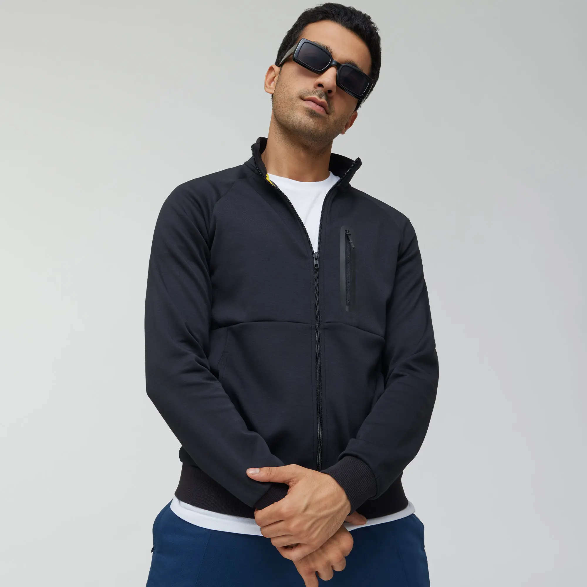 Alpha Zip Ups Jackets Pitch Black - Image 3