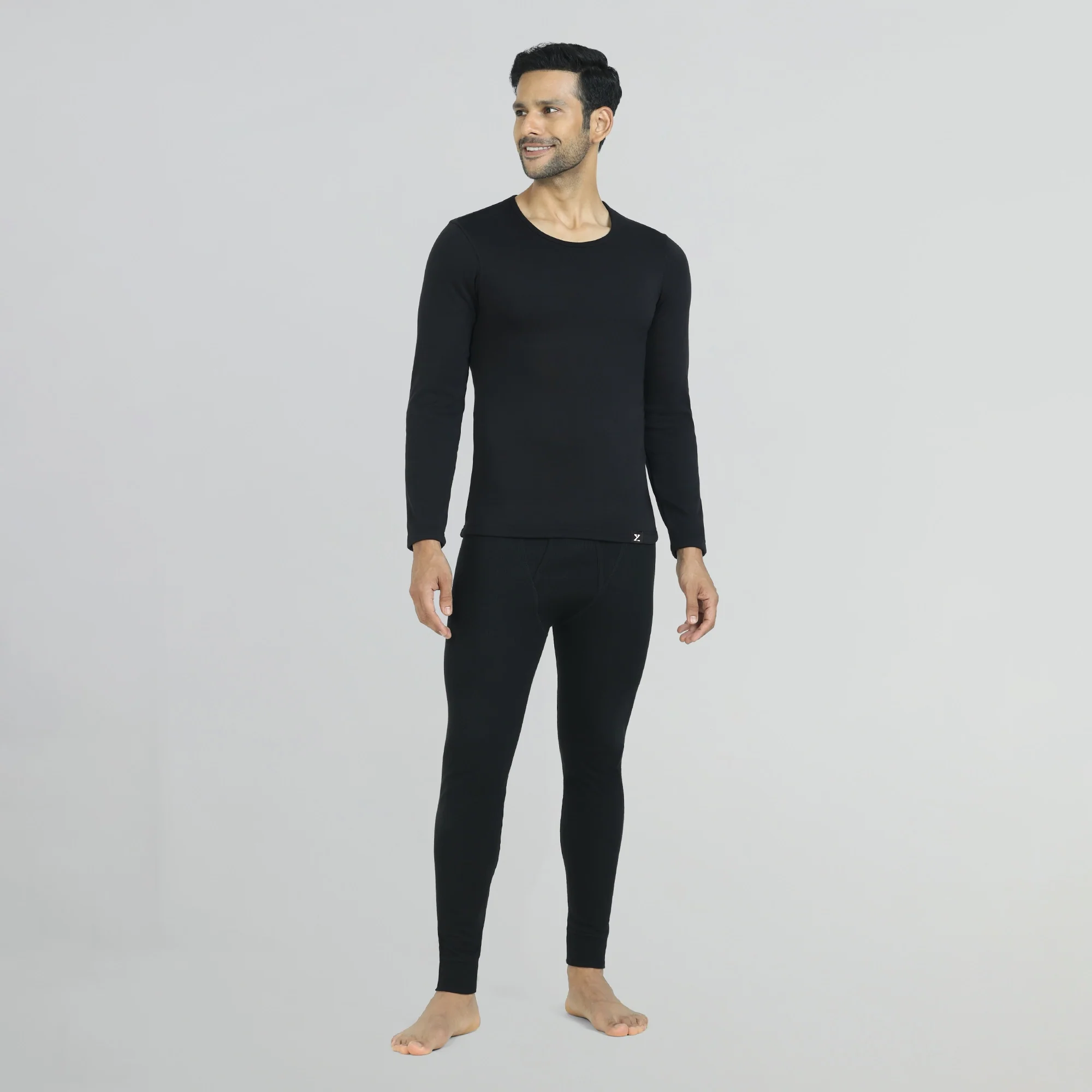 IntelliHeat Cotton Rich Fleece Full Sleeve Thermals - Image 4