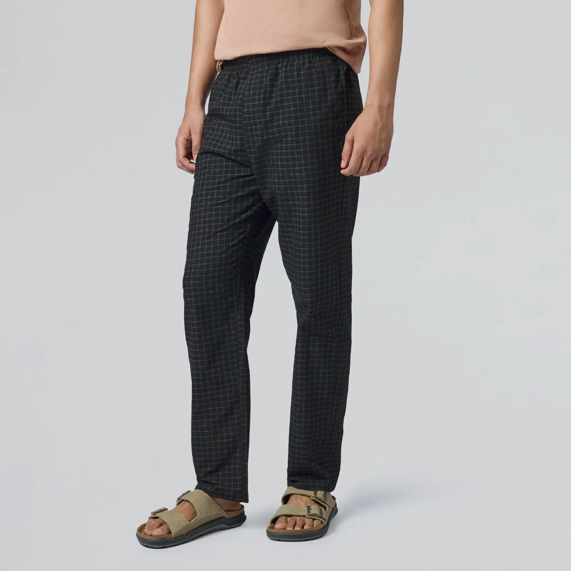 Checkmate Combed Cotton Pyjamas Charcoal Black - Image 2