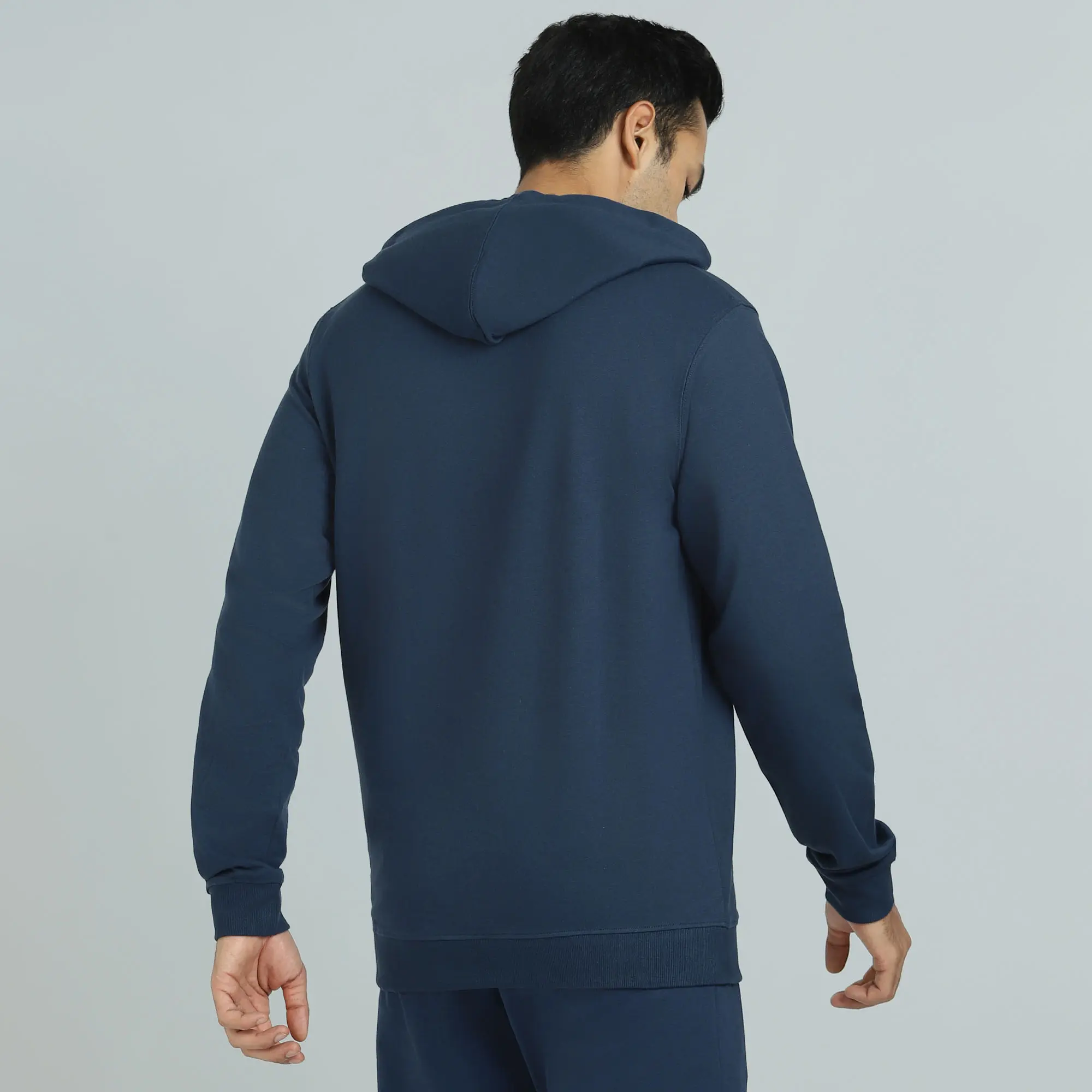 Cruze French Terry Cotton Hoodies Opal Blue - Image 5