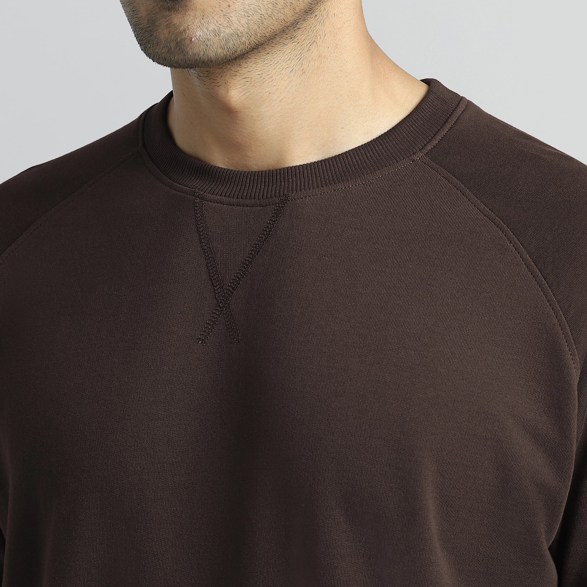 Cruze French Terry Cotton Sweatshirts Malt Brown - Image 5