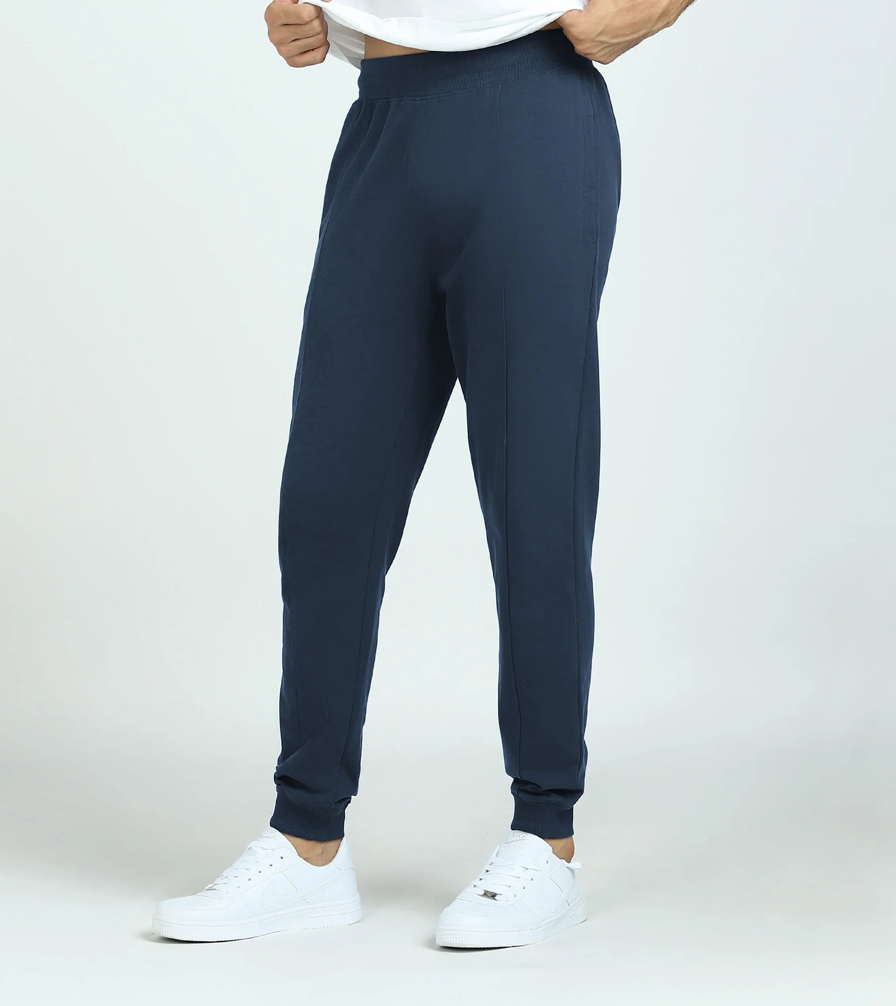French Terry Cotton Zip-Up Jacket Co-Ord Set - Image 4