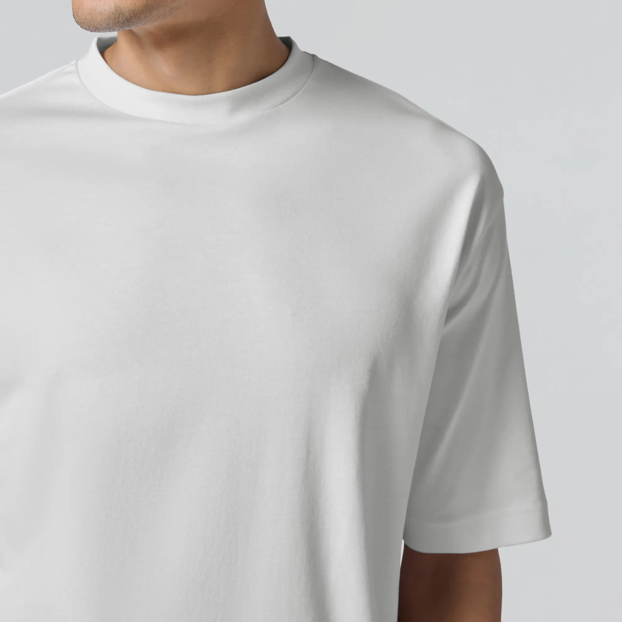 Drift Cotton Oversized T-shirts Polar White - Image 5
