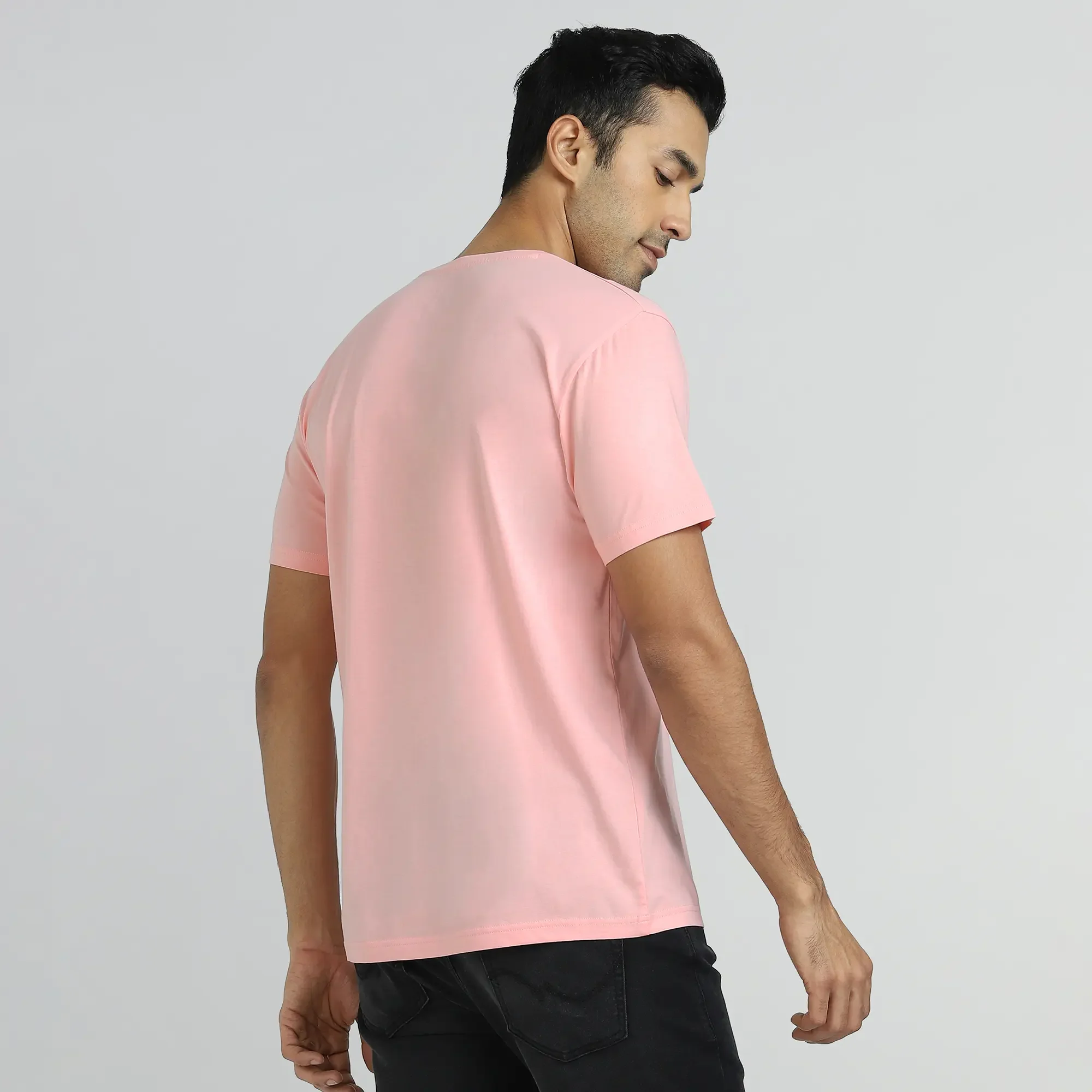 Iconique Supima Cotton T-shirt Blush Pink - Image 5
