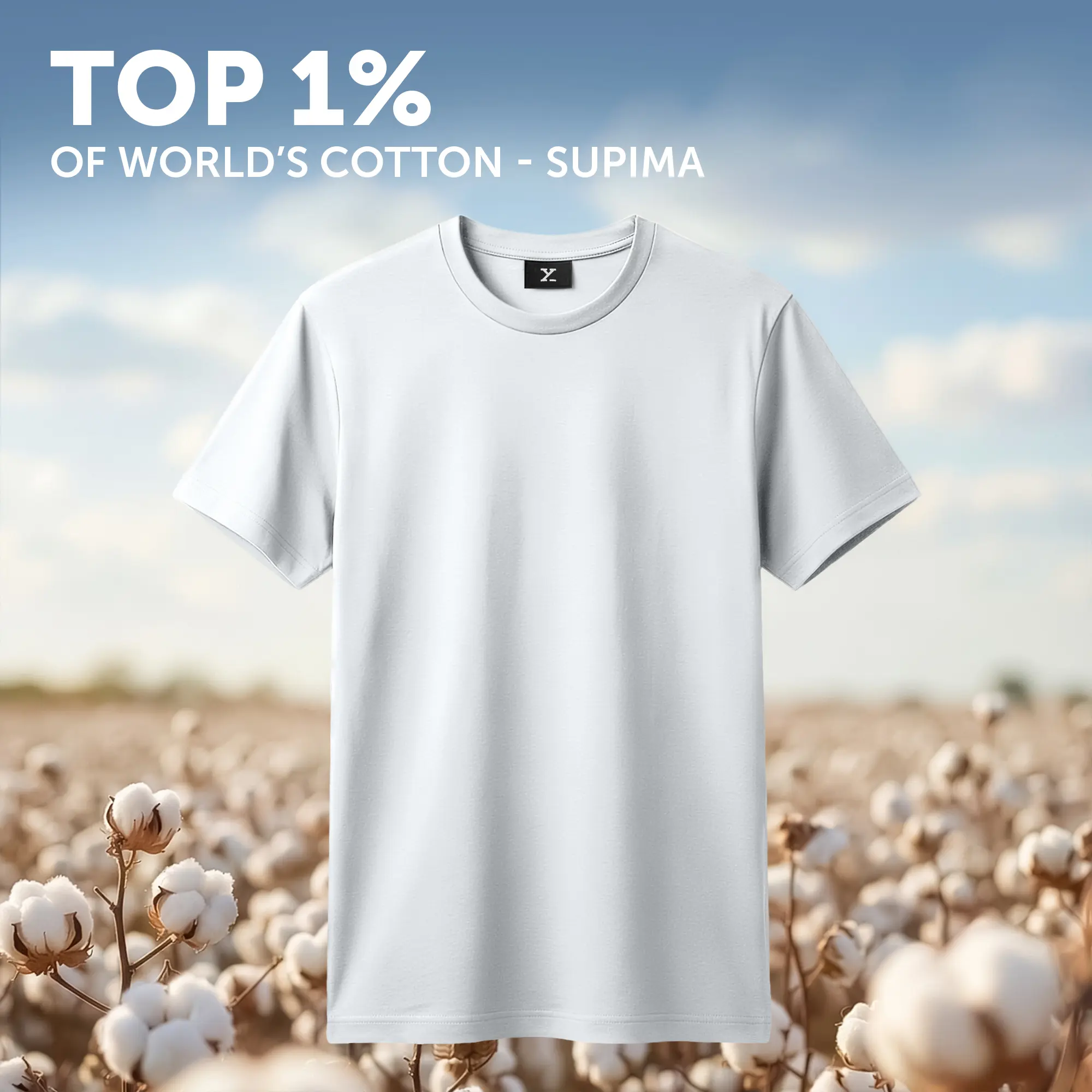 Iconique Supima Cotton T-shirt Polar White - Image 2