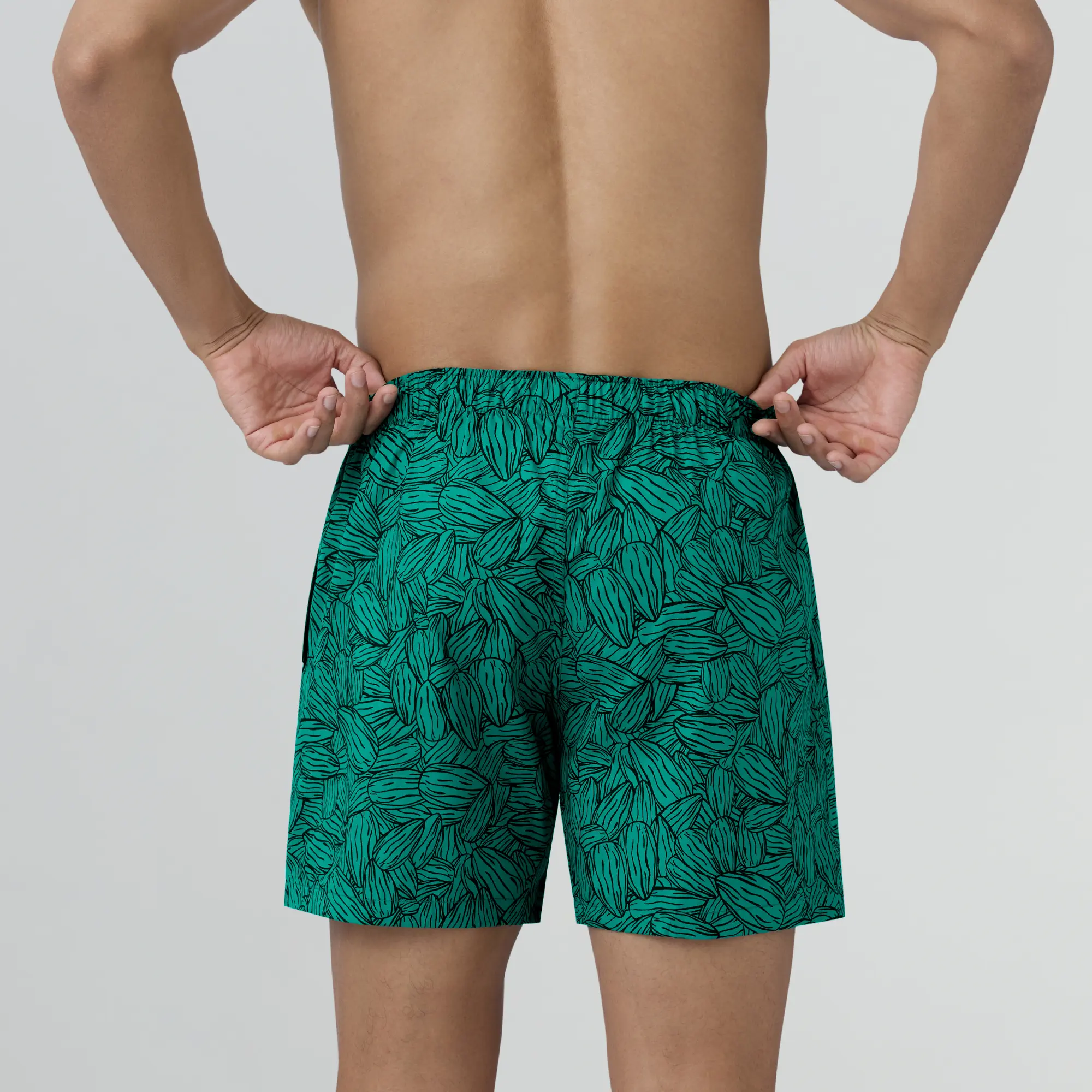 Remix Cotton Boxers Nutty Green - Image 5