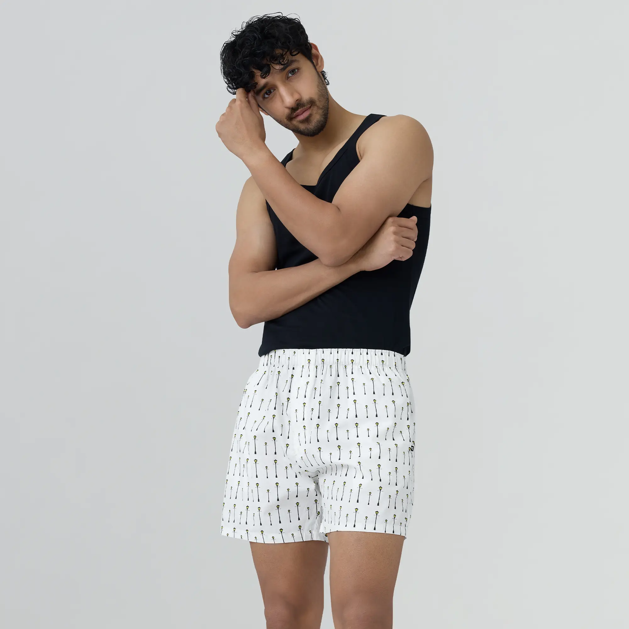 Remix Cotton Boxers Streetlight White - Image 4