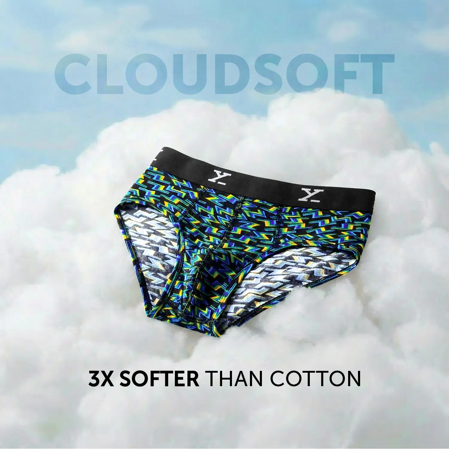 Shuffle Modal Briefs Bolt Green - Image 2