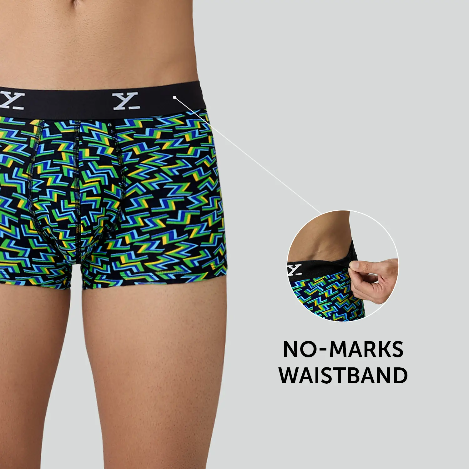 Prints For You Trunks Green - Image 4