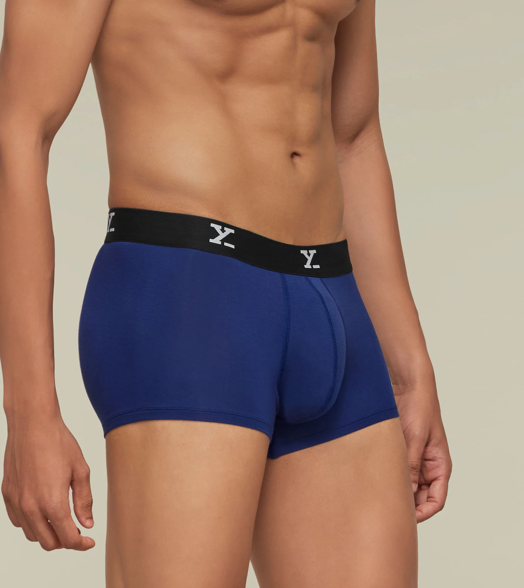 Ace Modal Trunks Pack of 3 (Black, Navy Blue, Red) - Image 4