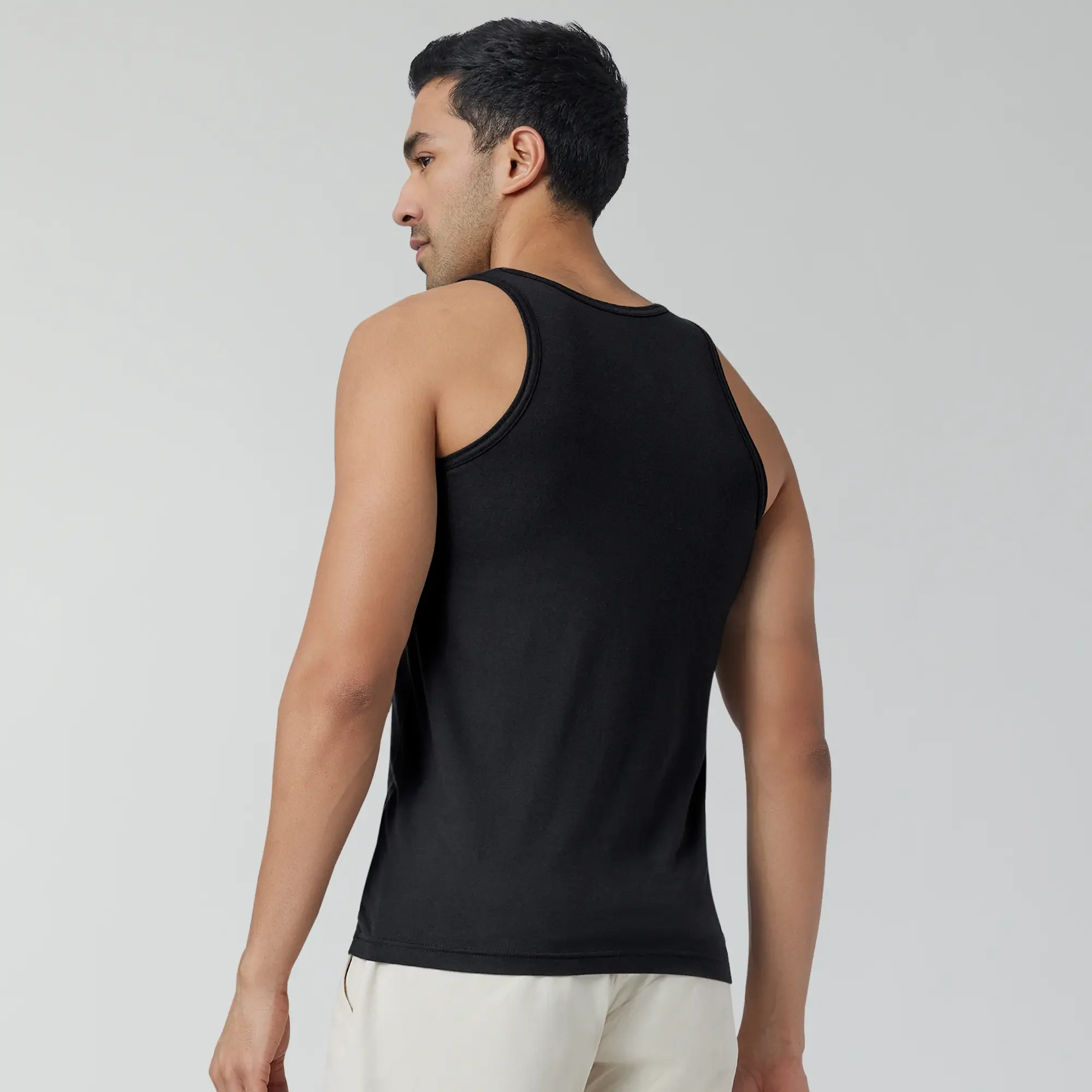 Ace Modal-Cotton Vest Black Knight - Image 6