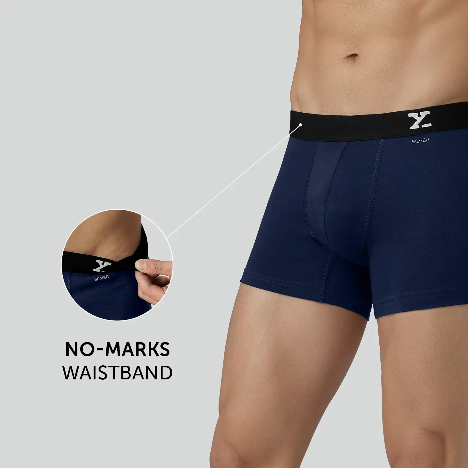 Aero Cotton Trunks Midnight Blue (Pack of 6) - Image 5