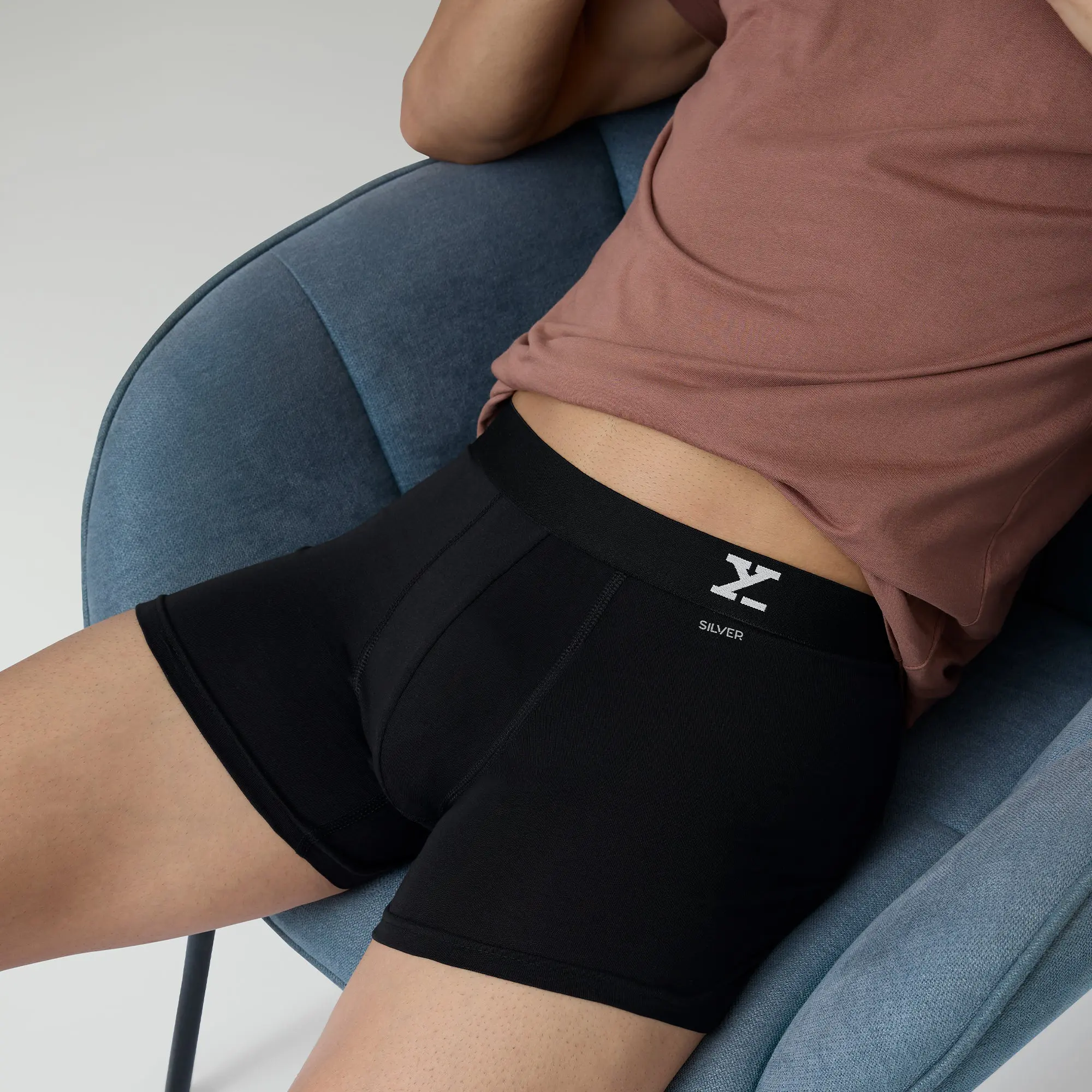 Aero Traq Cotton Trunks Blue Black Green(Pack of 6) - Image 4