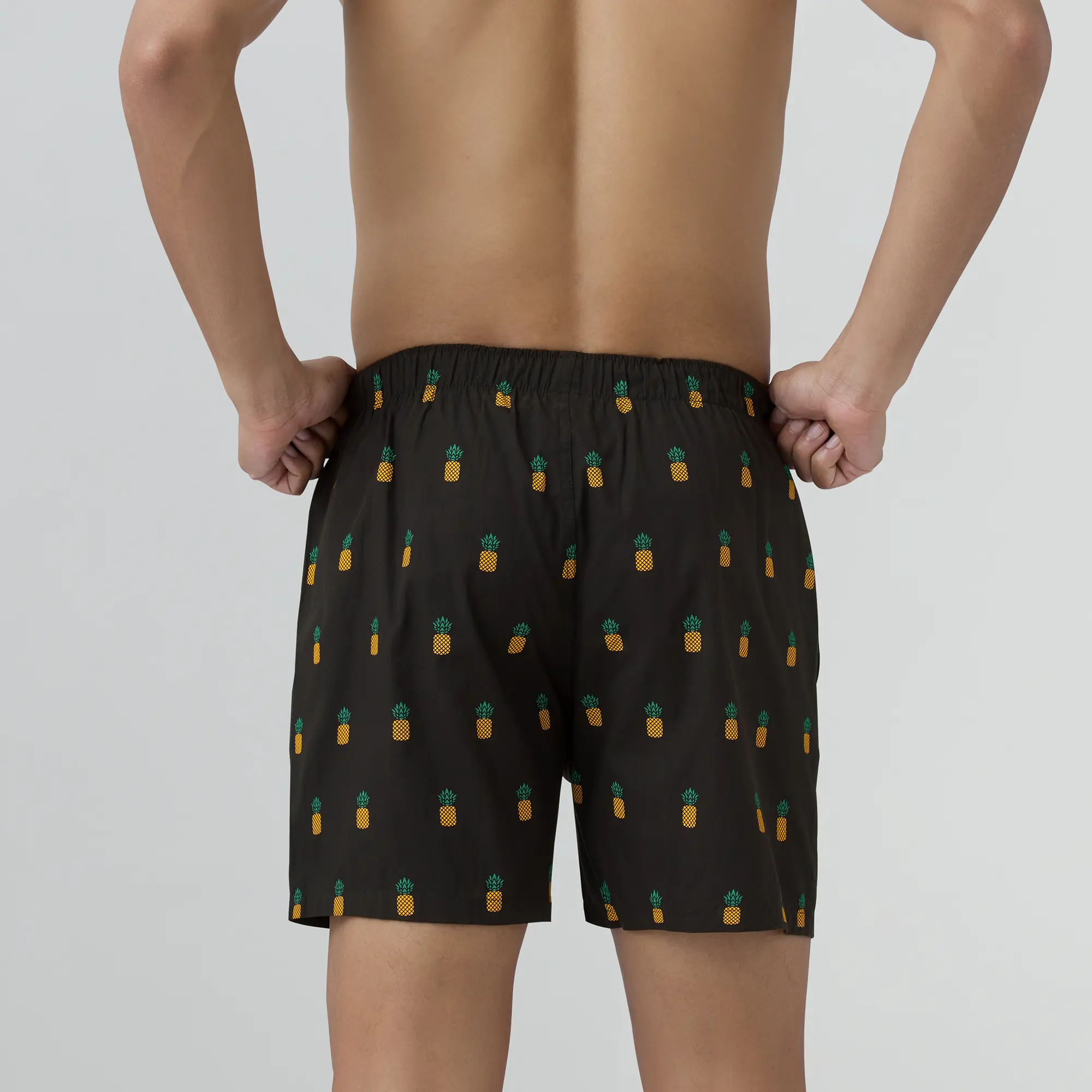 Remix Cotton Boxers Pineapple Black - Image 5