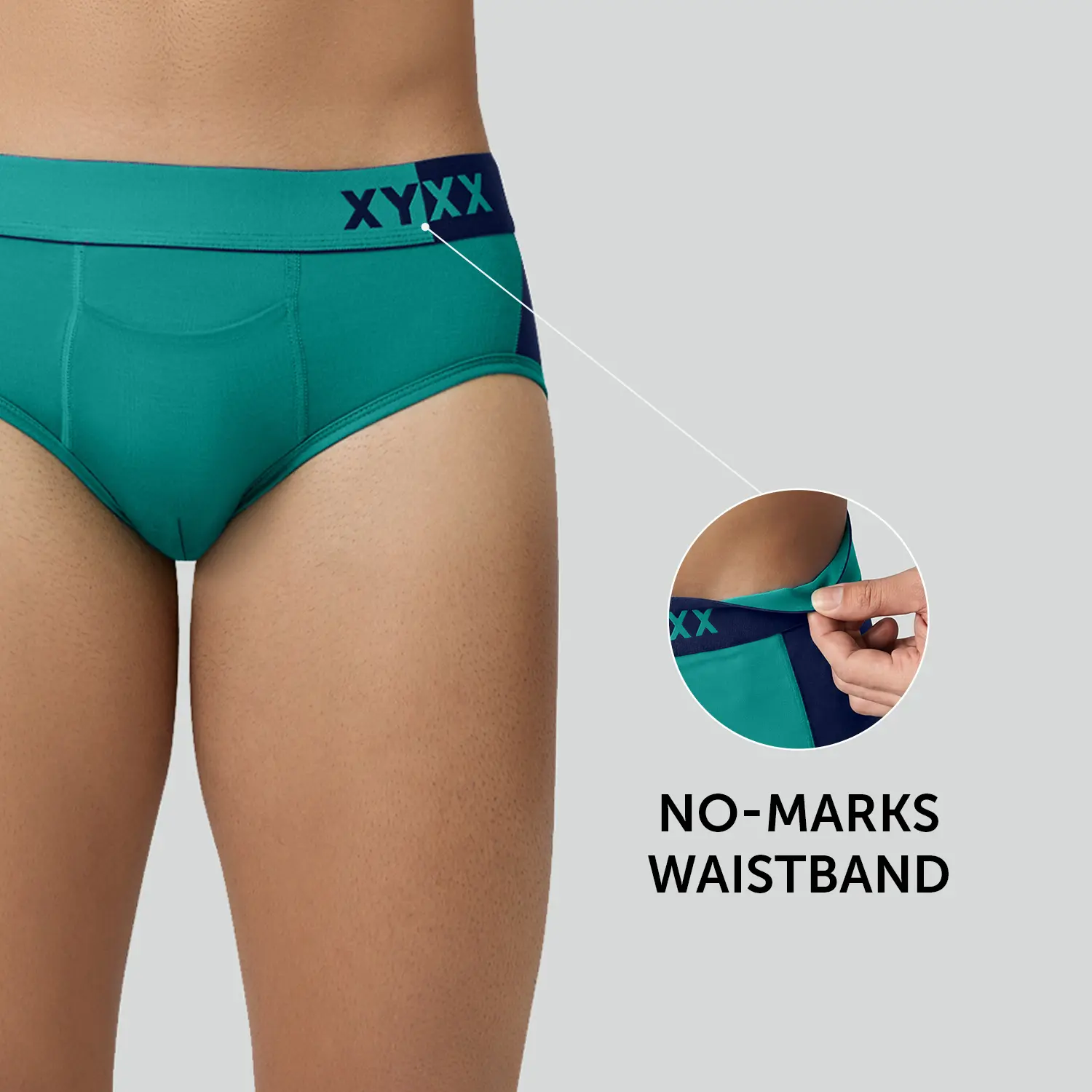Dualist Modal Briefs Aqua Green - Image 4