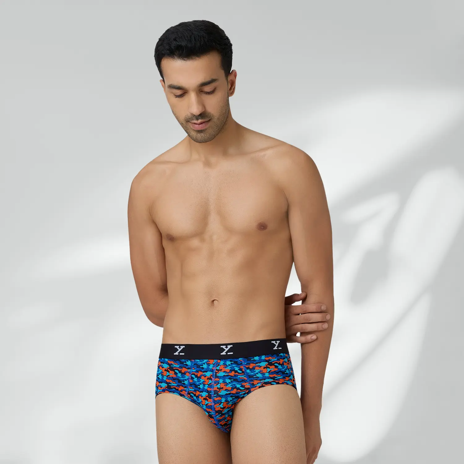 Shuffle Modal Briefs Camouflage Blue - Image 5