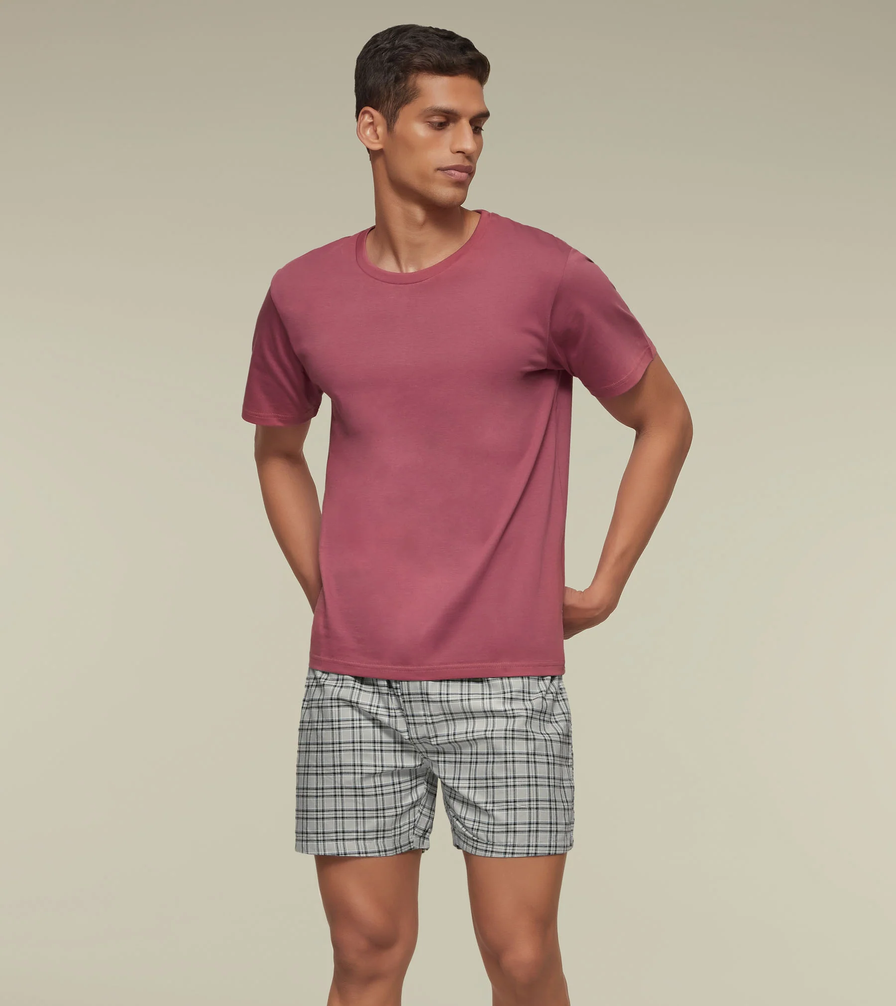 Checkmate Combed Cotton Boxers Steely - Image 2