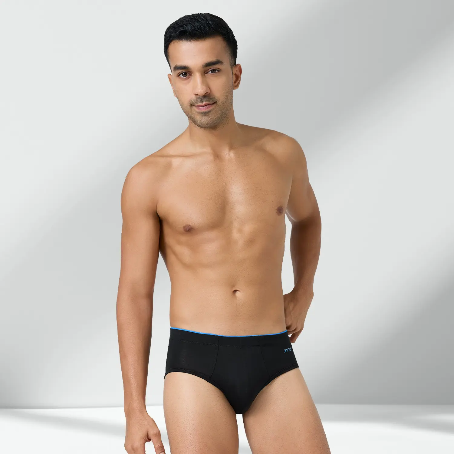 Super Combed Cotton-Modal Briefs - Black Knight - Image 5