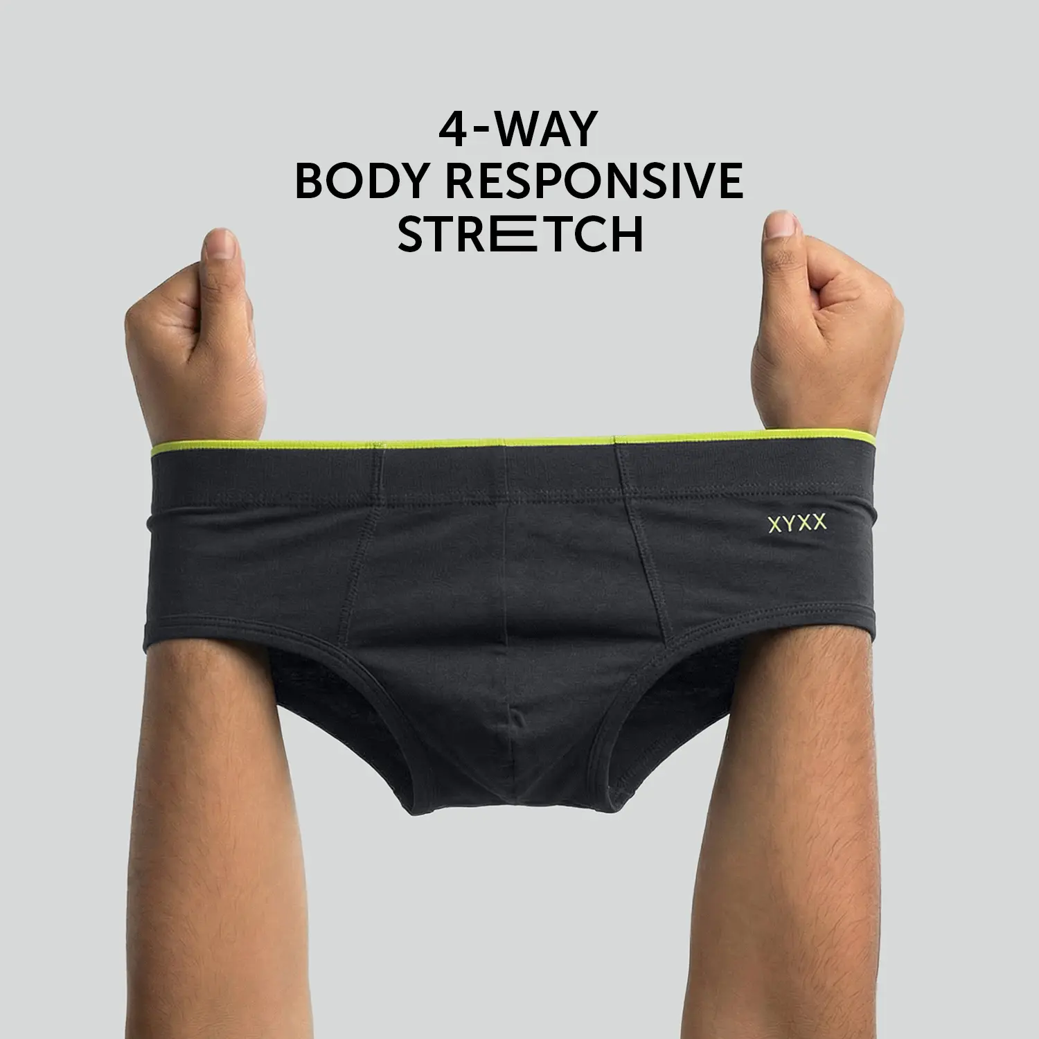 Uno Modal Briefs Graphite Grey - Image 3