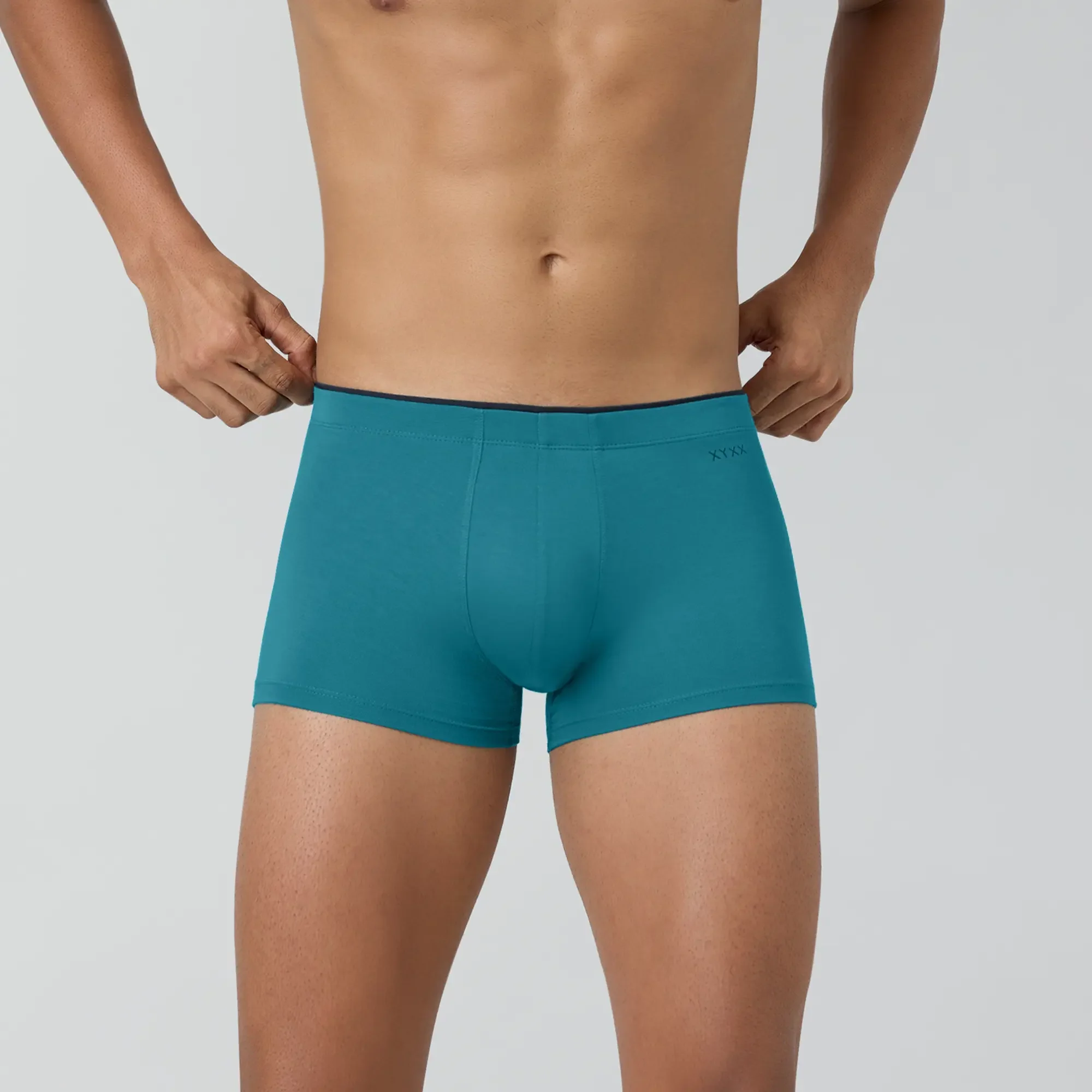 Super Combed Cotton-Modal Trunks - Ocean Blue - Image 6