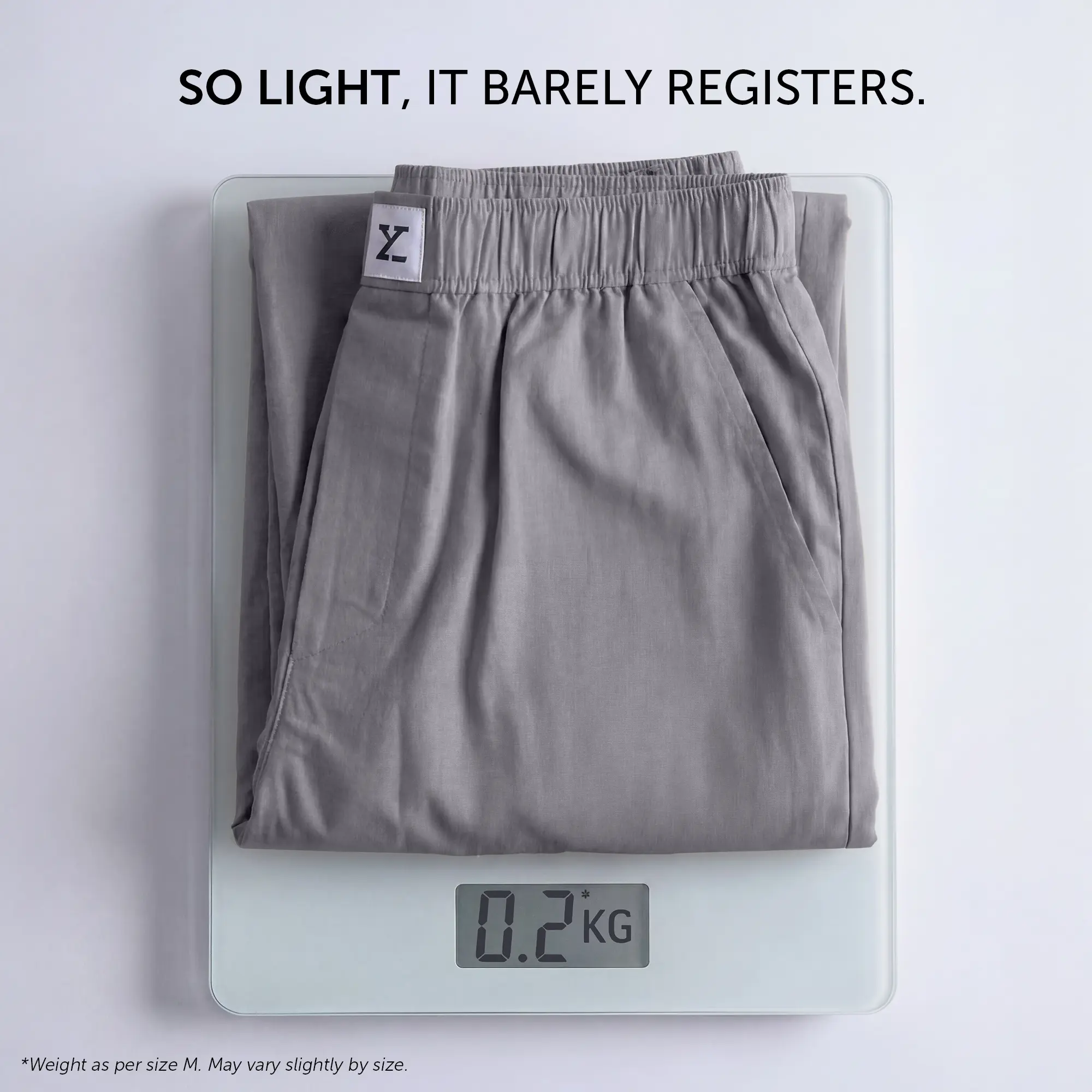Ultra-Breathable Cotton Chambray Pyjamas - Faded Black - Image 7
