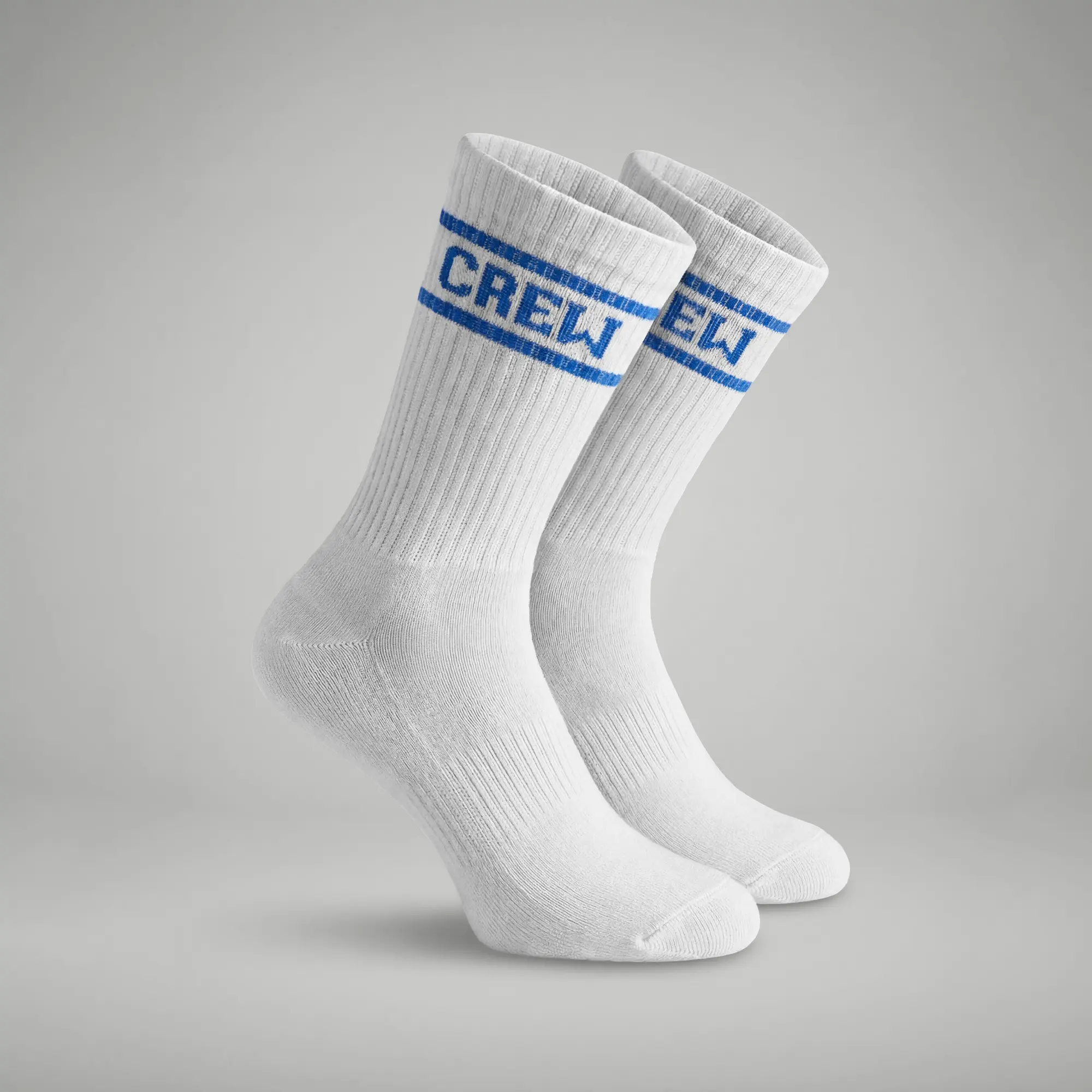 Crew Calf Length Socks - Victory White - Image 5