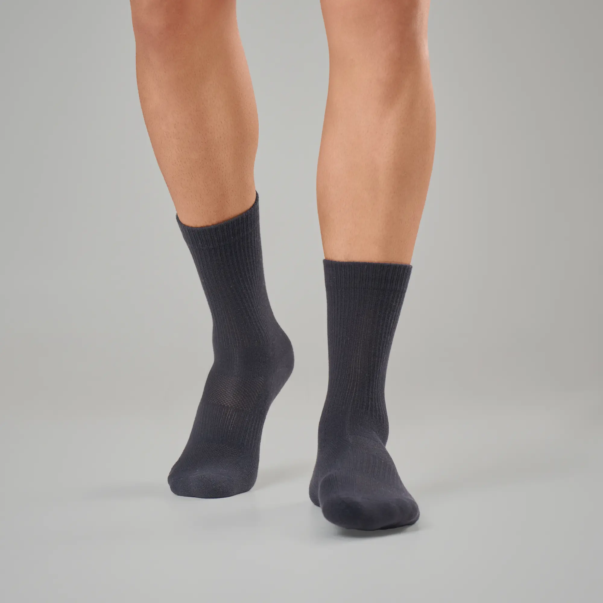 Crew-Length Socks - Graphite Grey - Image 5