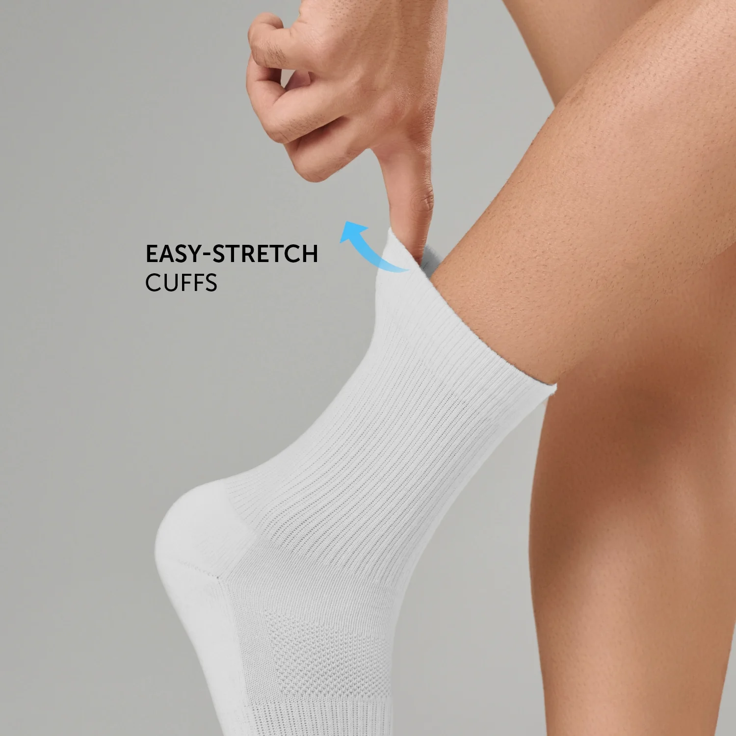 Crew-Length Socks - Polar White - Image 2