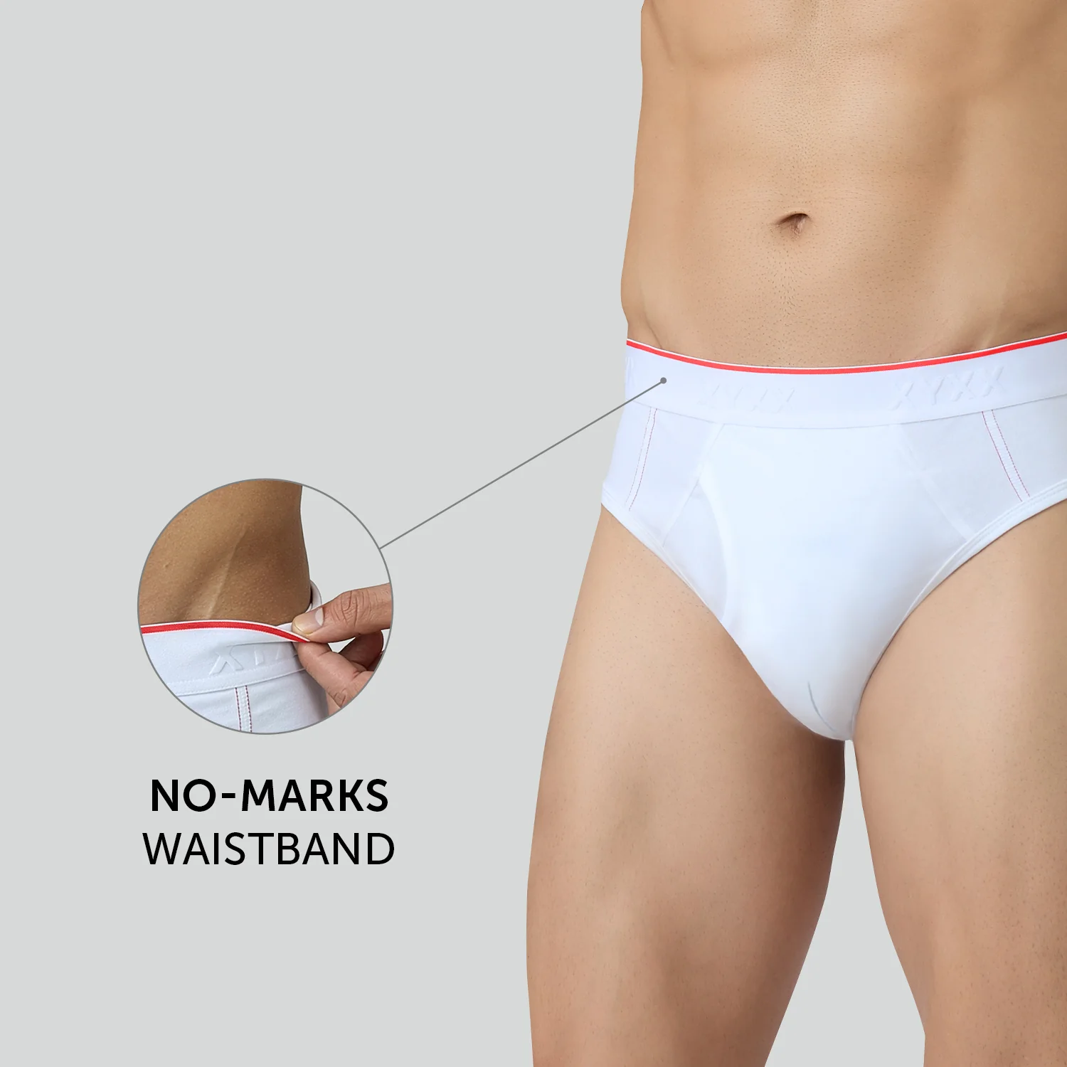 Crux Cotton Stretch Briefs Polar White - Image 5