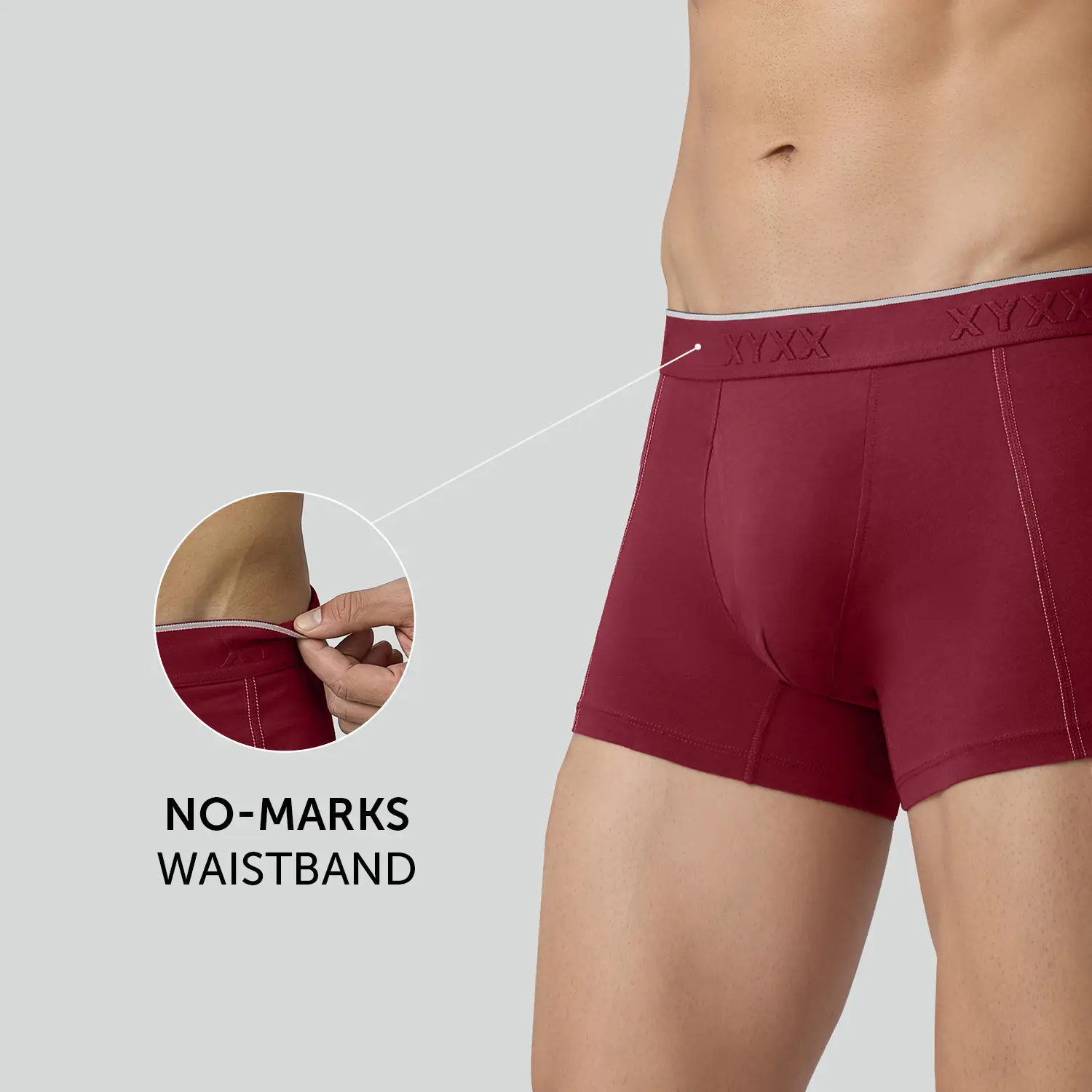 Crux Cotton Stretch Trunks Bold Burgundy - Image 5