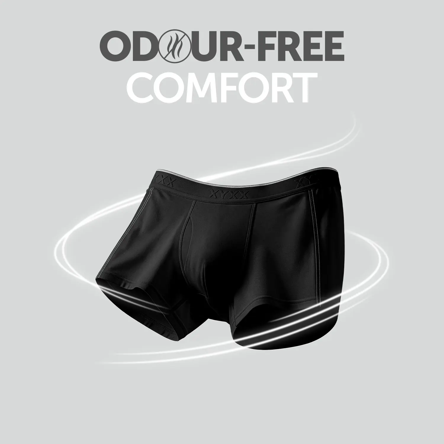 Crux Cotton Stretch Trunks Pitch Black - Image 2