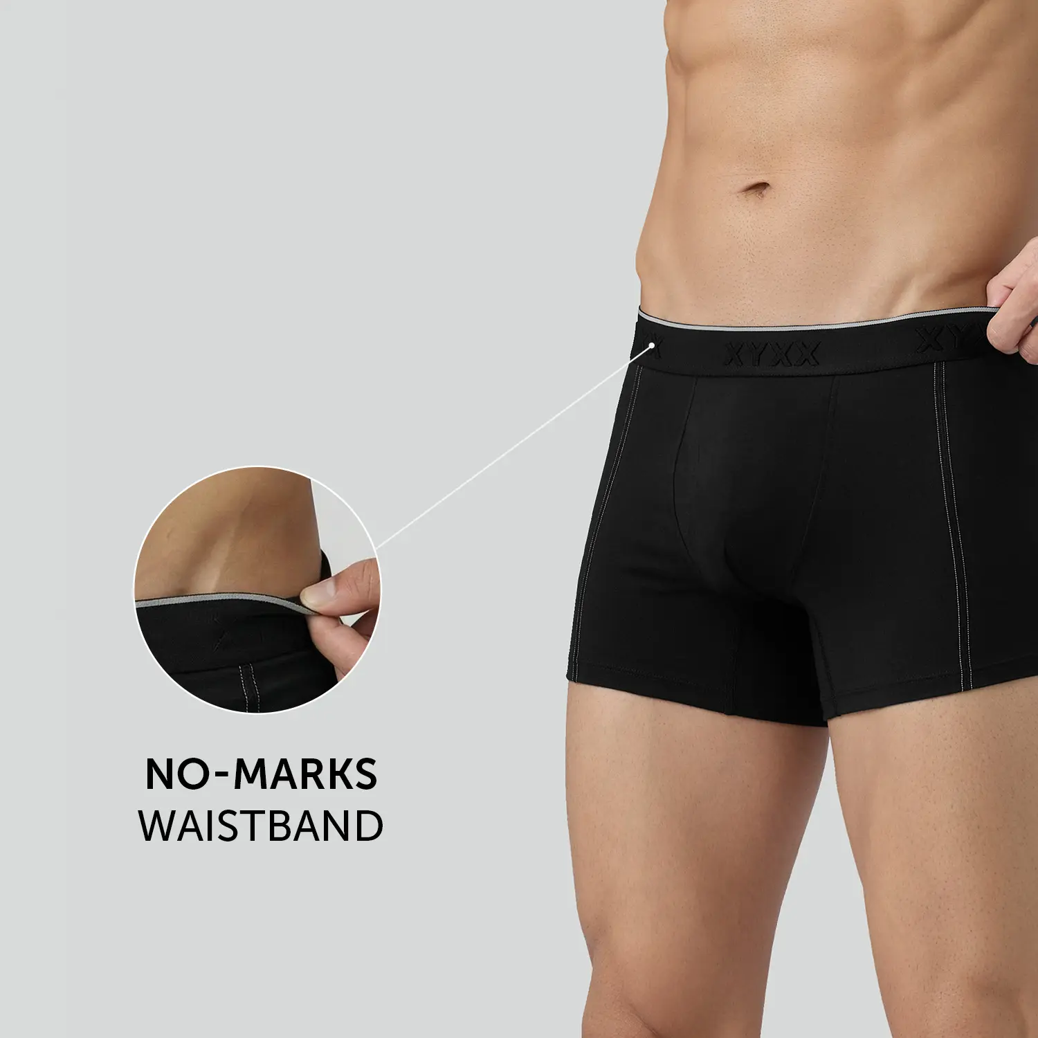 Crux Cotton Stretch Trunks Pitch Black - Image 5