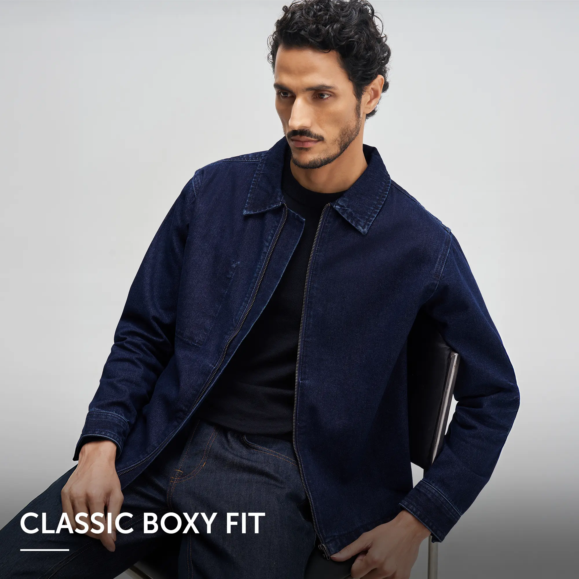 Denim Jacket - Midnight Blue - Image 3