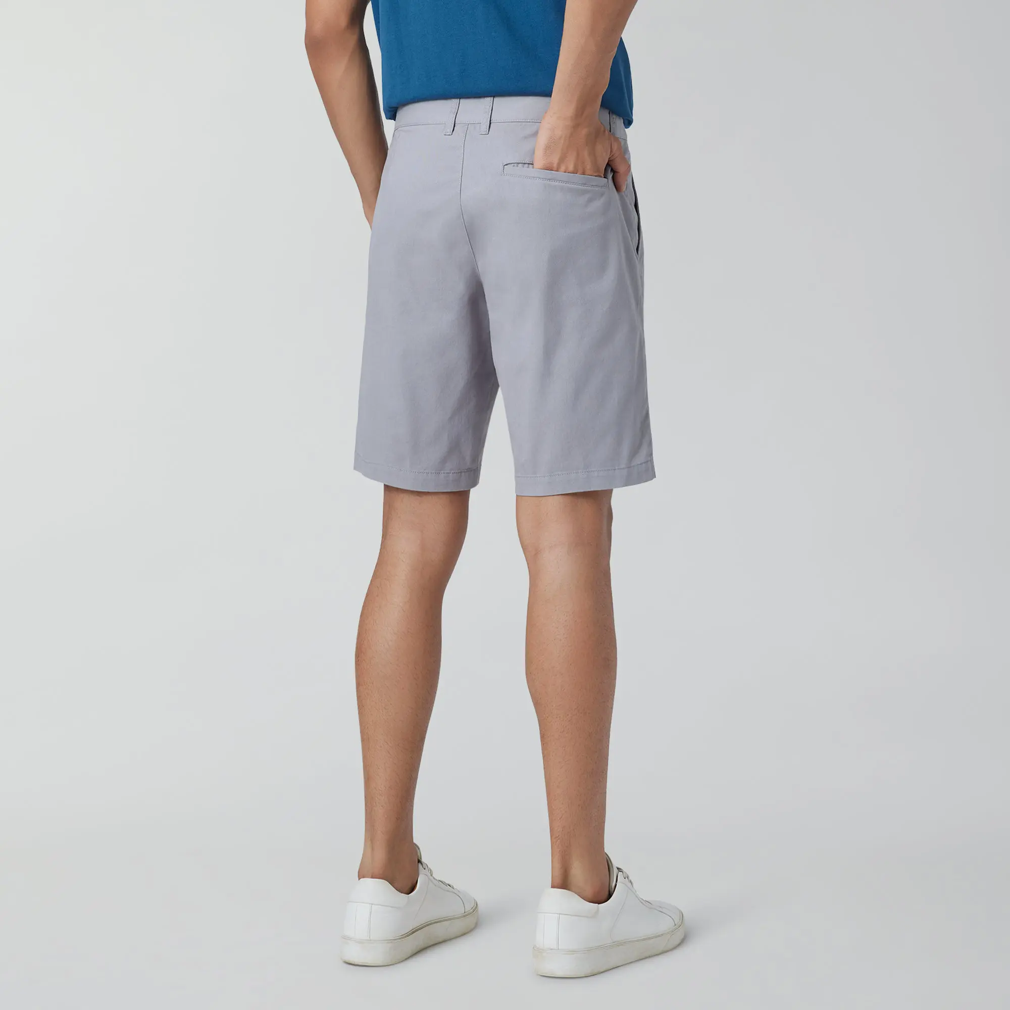 Element Cotton Chinos Shorts For Men Moon Grey - Image 5