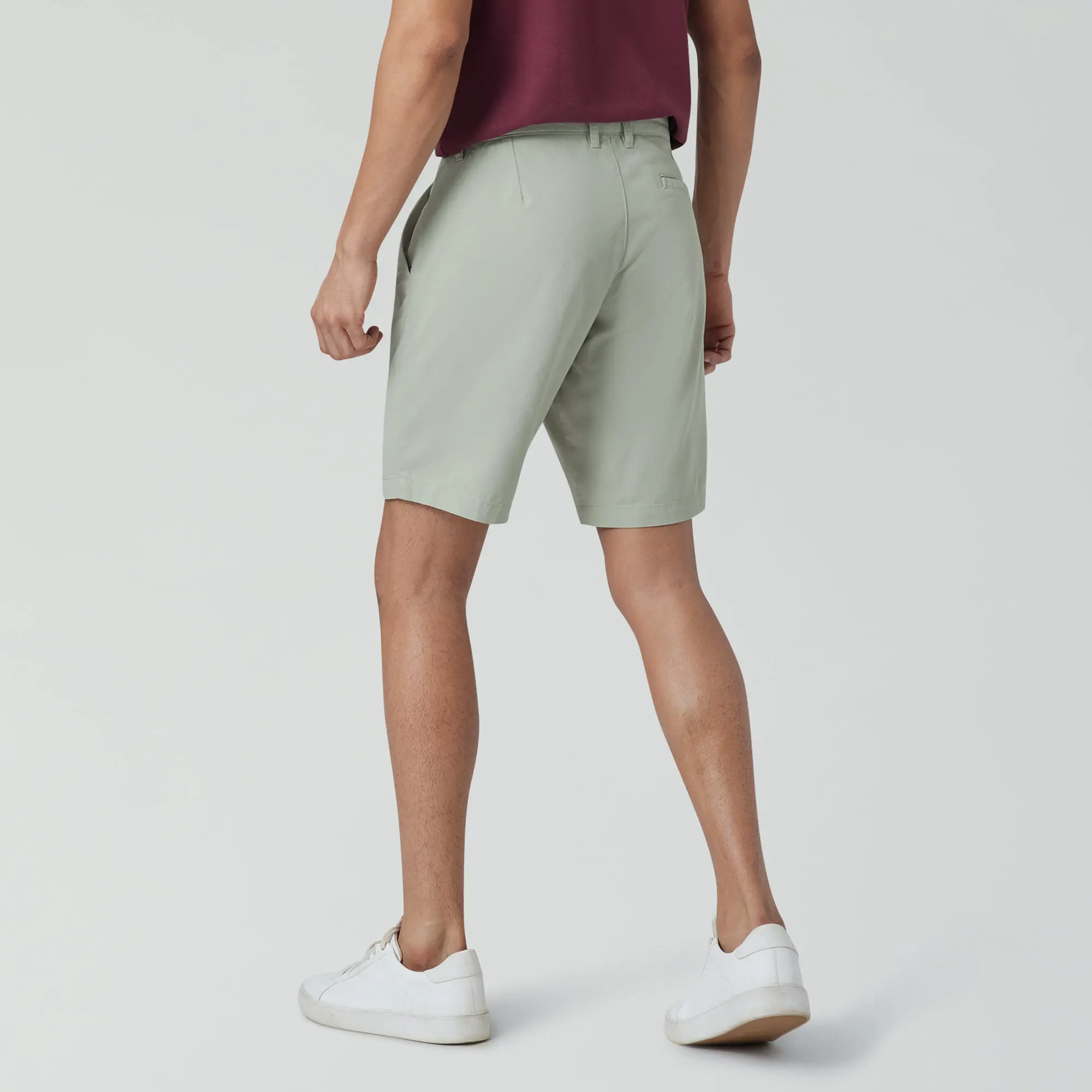 Element Cotton Chinos Shorts For Men Tea Green - Image 5
