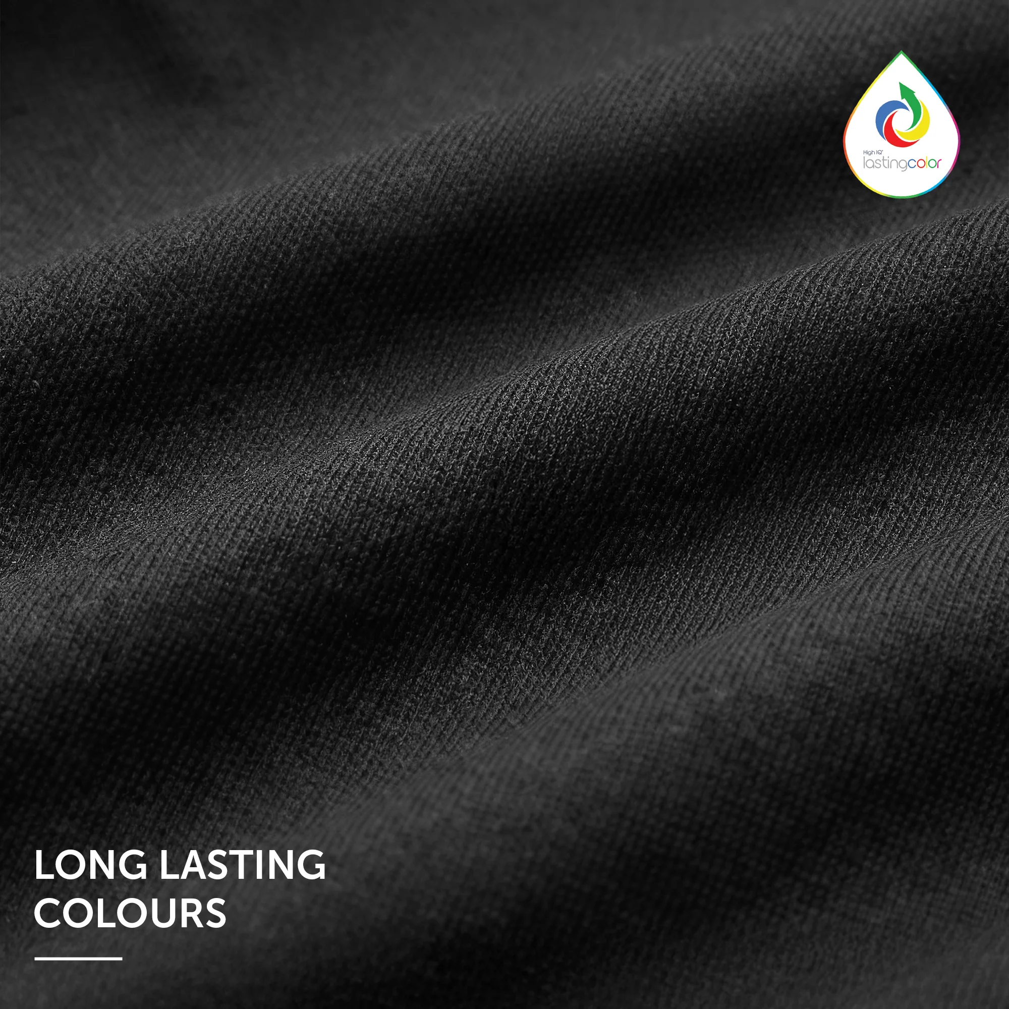 Full Sleeve Crew Neck T-Shirt - Pitch Black - Image 3