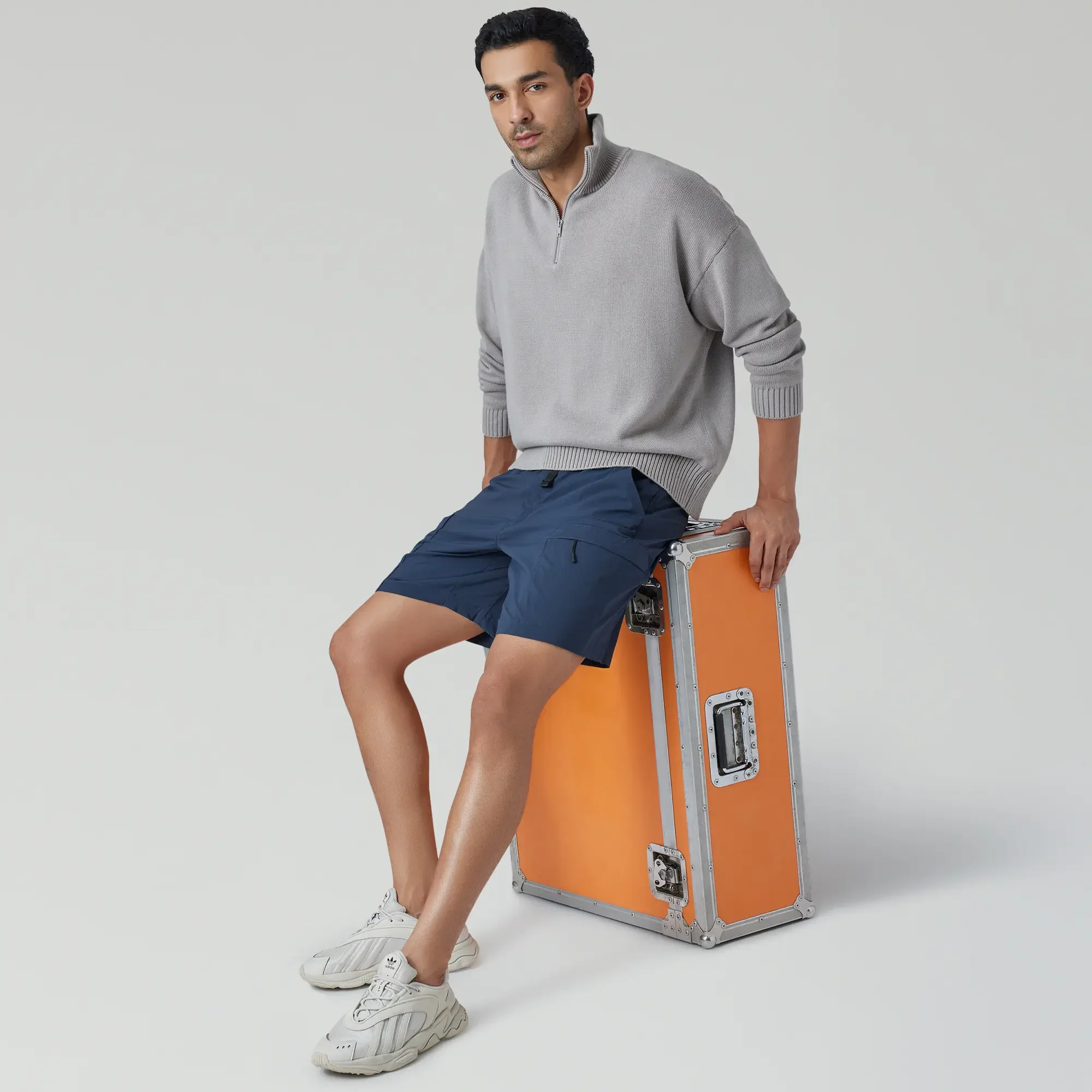 Moveo Cargo Shorts Midnight Blue - Image 2