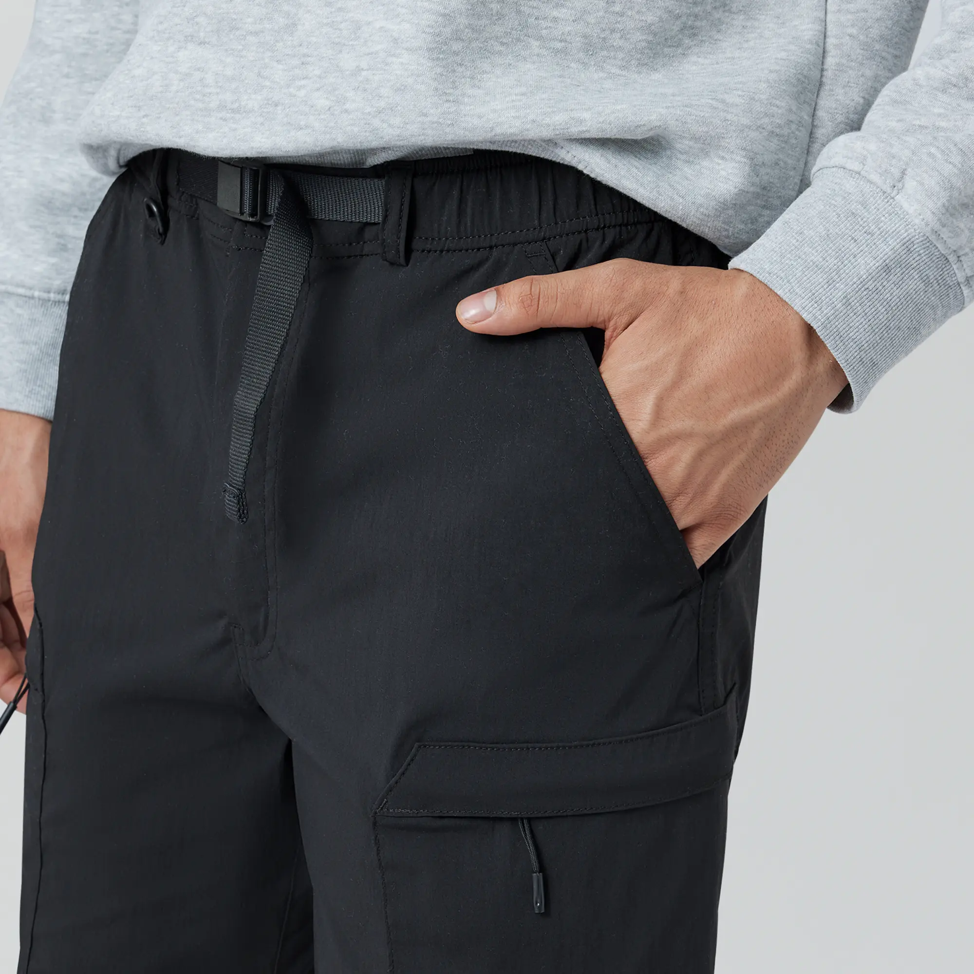 Moveo Cargo Shorts Pitch Black - Image 6