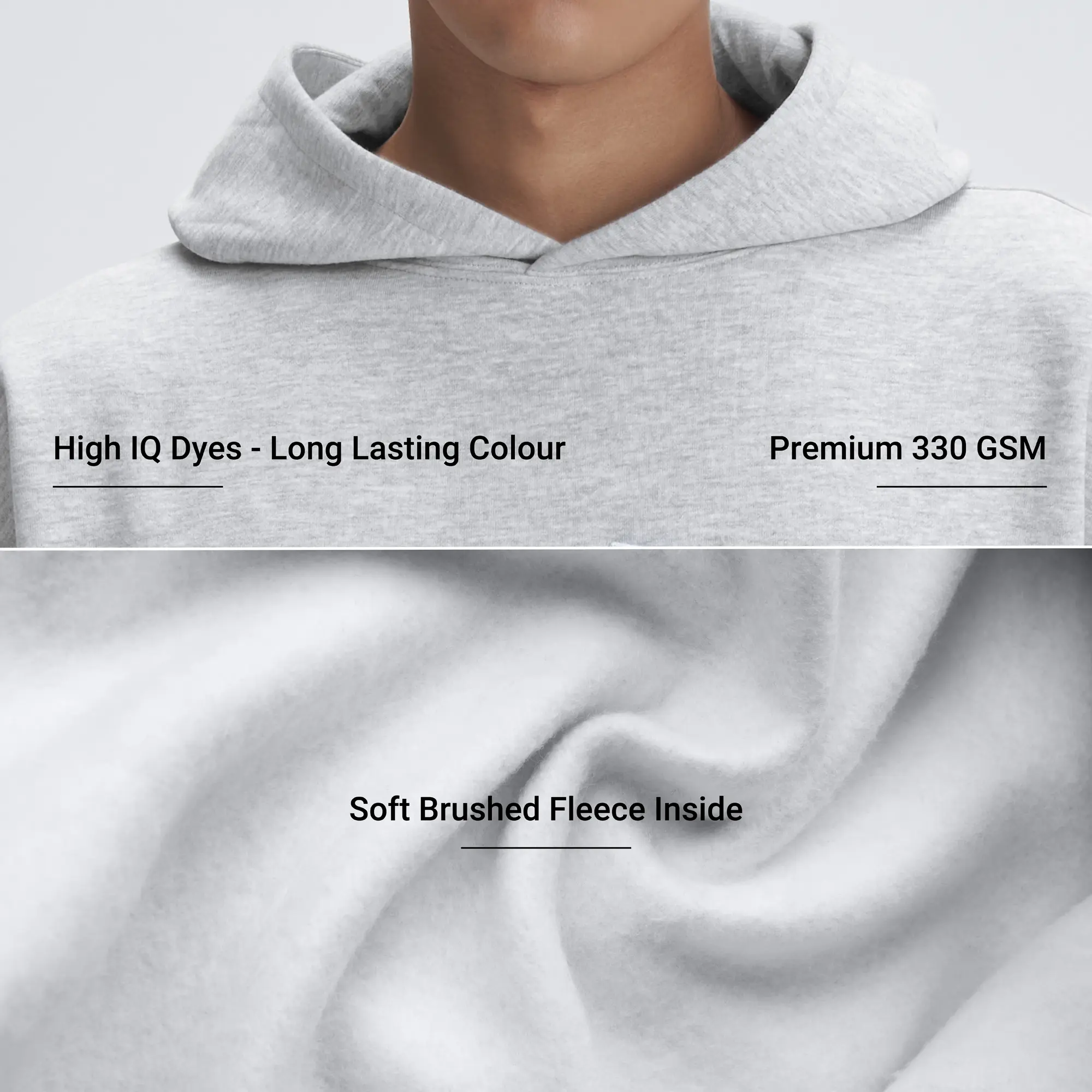 Crew Oversized Hoodie  - Concrete Grey - Image 2