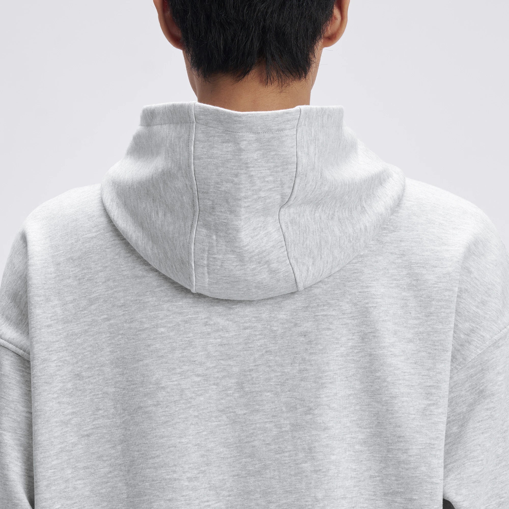 Crew Oversized Hoodie  - Concrete Grey - Image 5