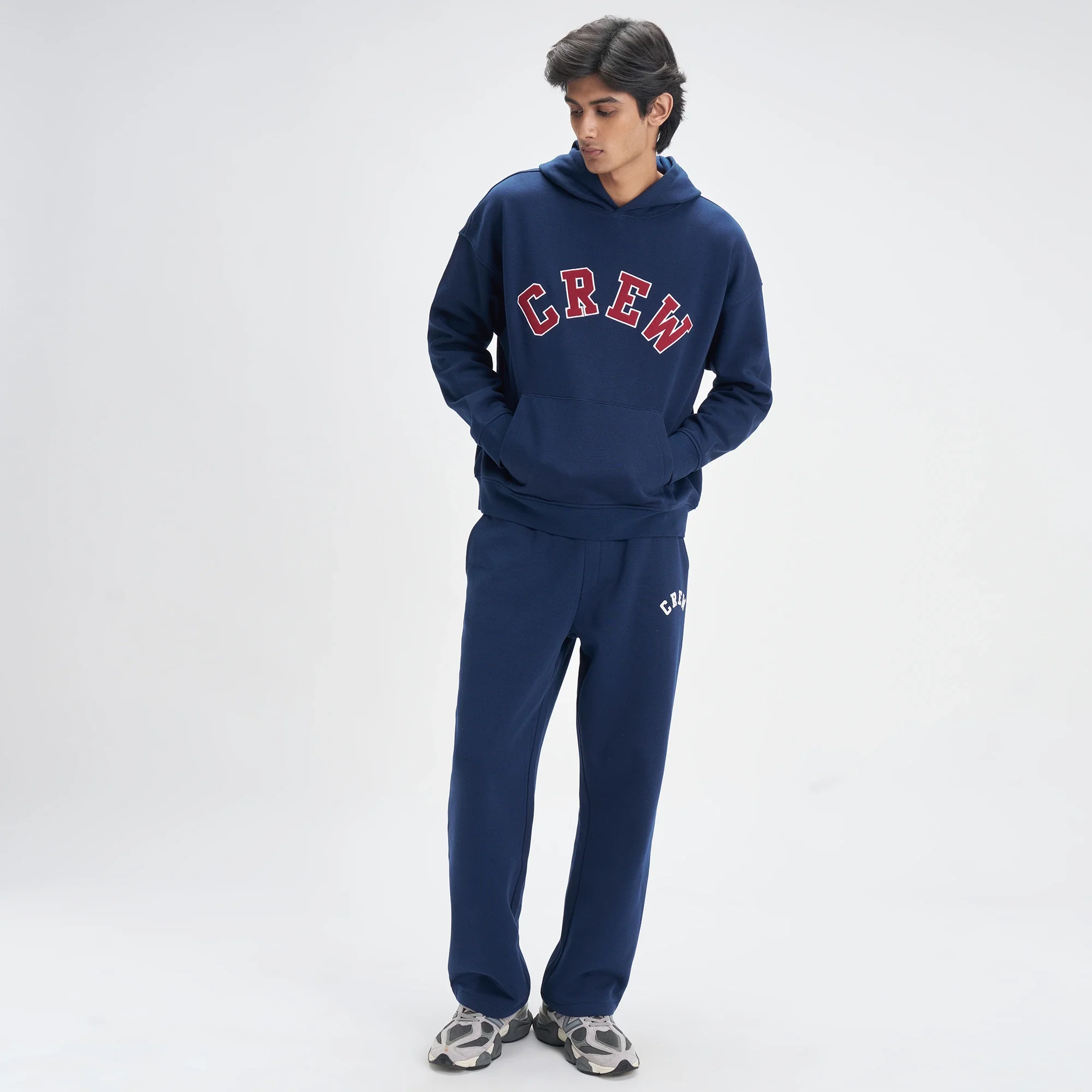 Crew Oversized Hoodie  - Blue Nights - Image 3