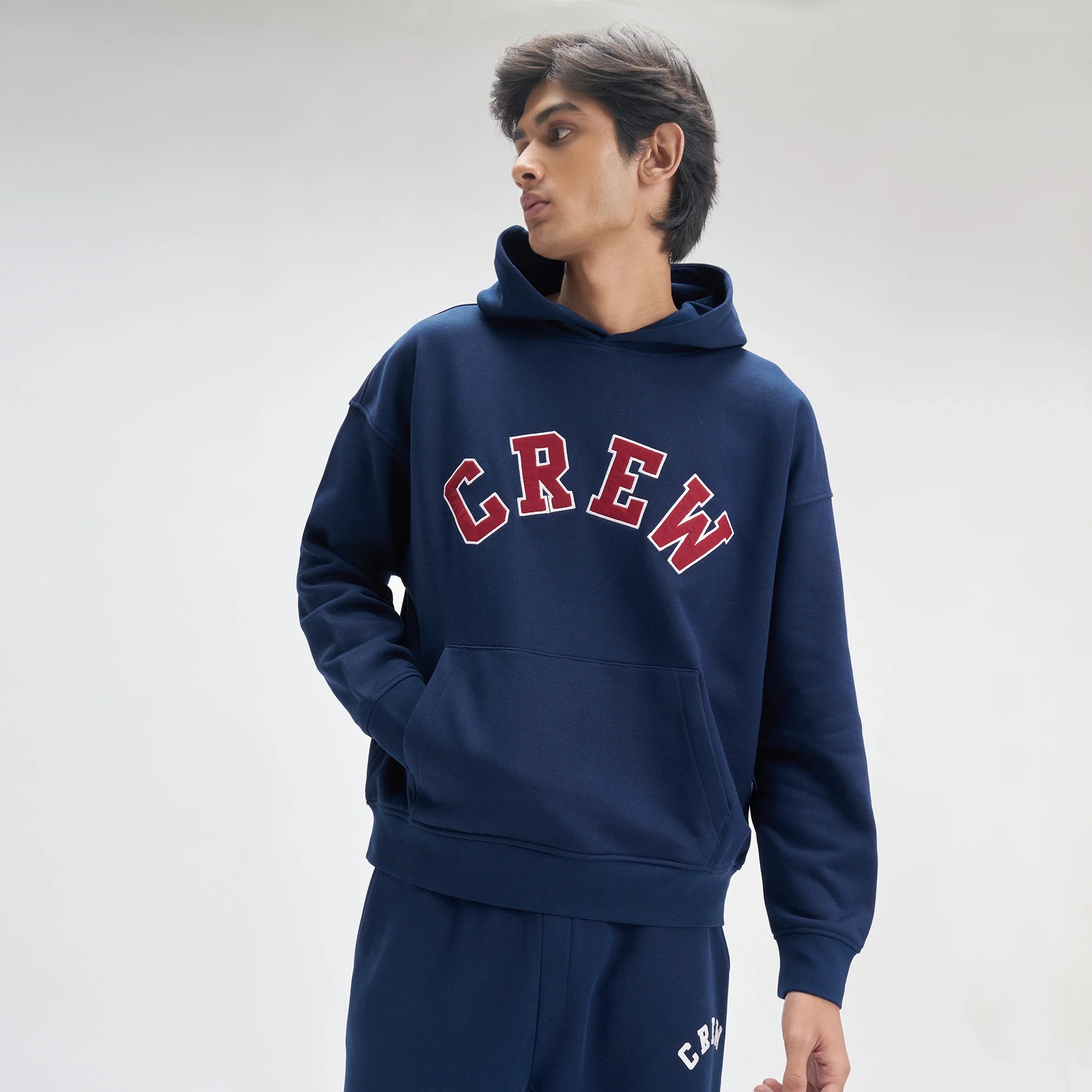Oversized Hoodie and Sweatpants Co-ord Set Blue Nights - Image 4