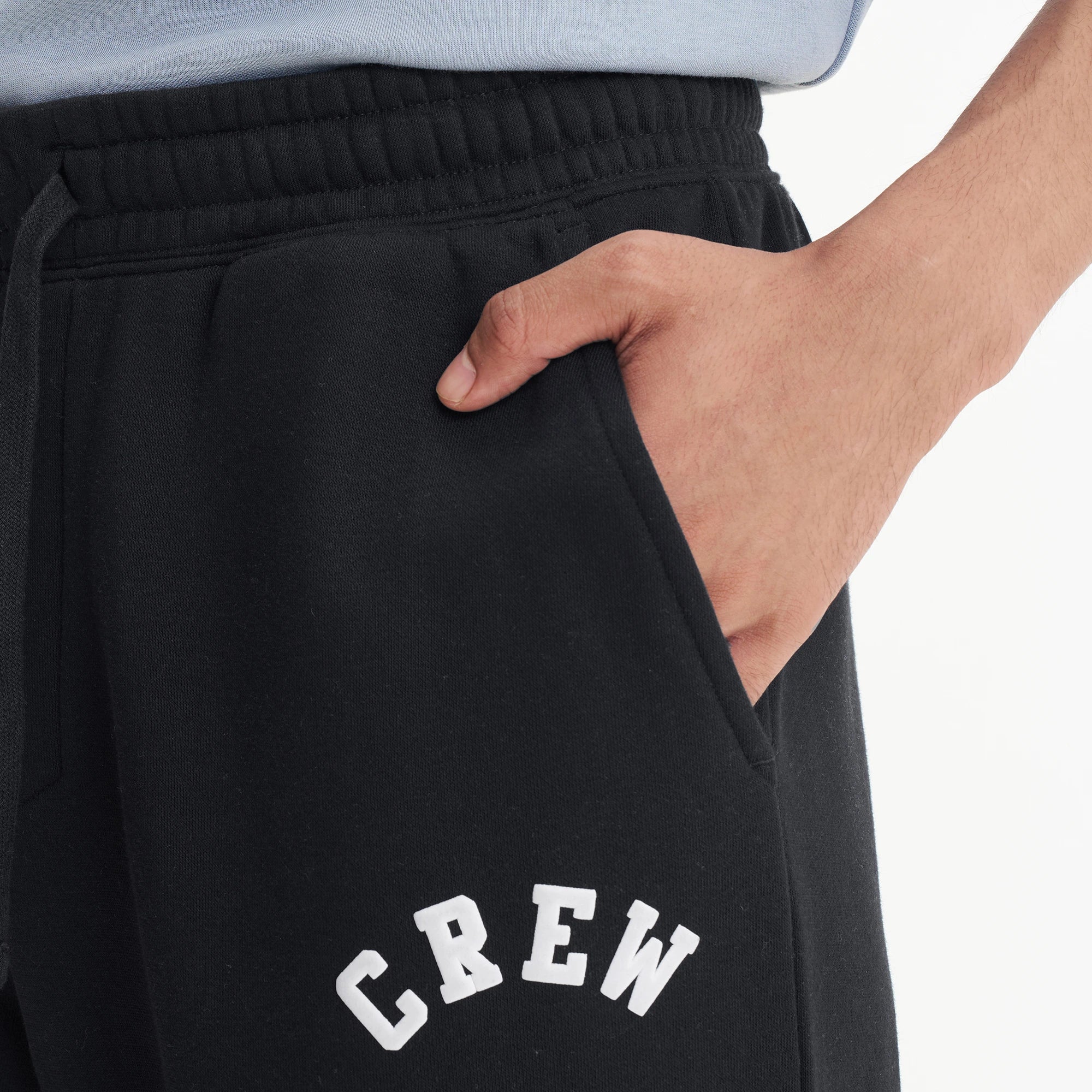 Crew Relaxed Fit Sweatpants - Ink Black - Image 4