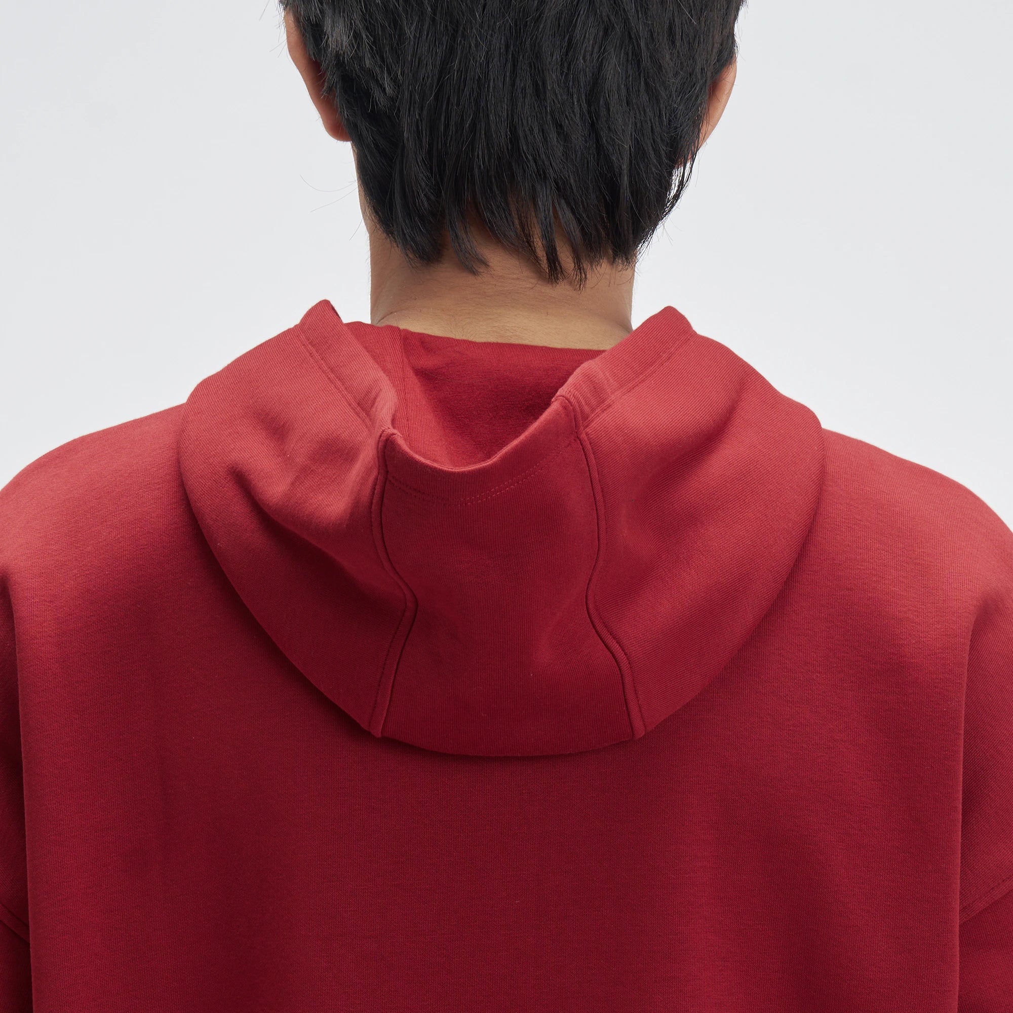 Crew Oversized Hoodie - Varsity Red - Image 5